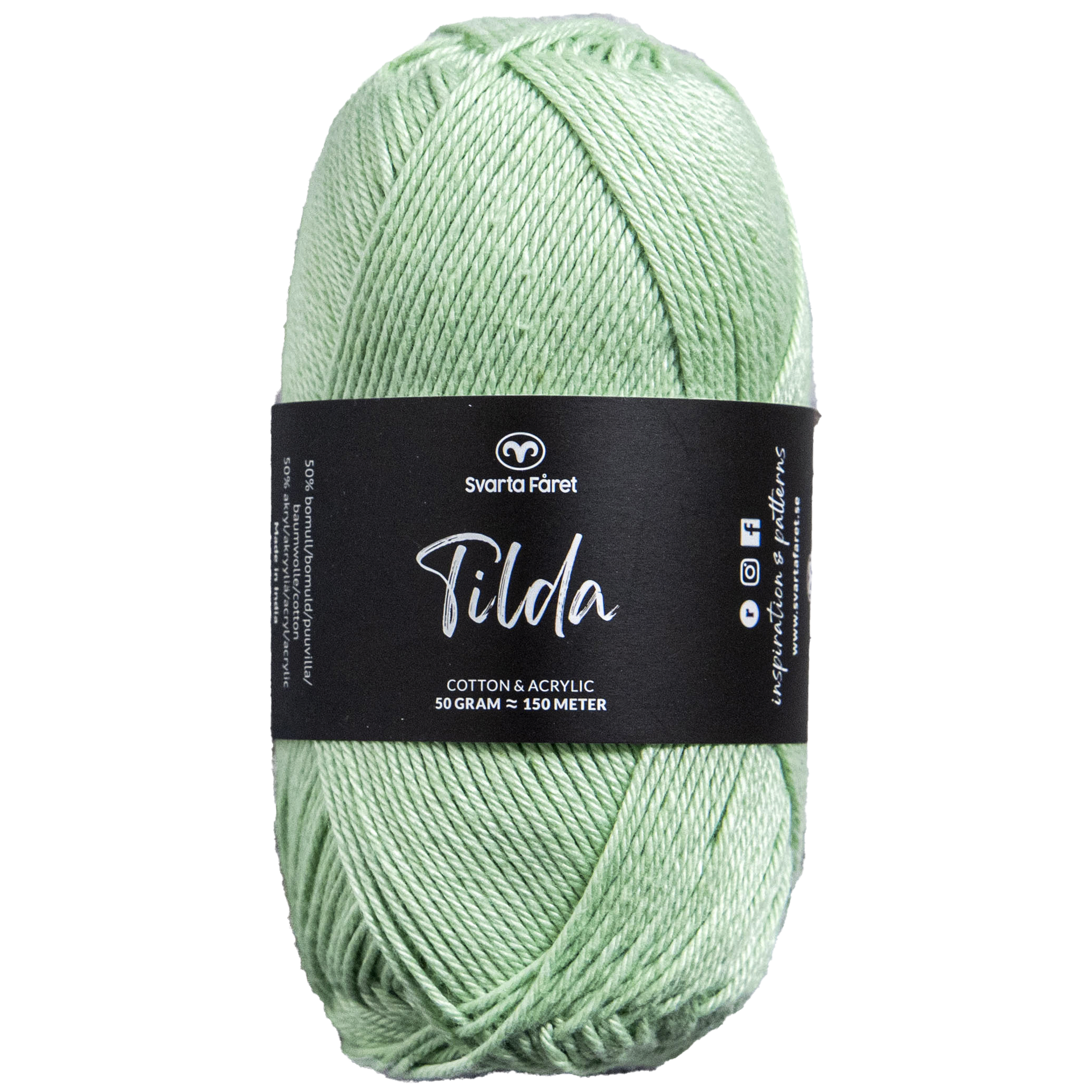 Svarta Fåret Tilda, bomull/akrylgarn