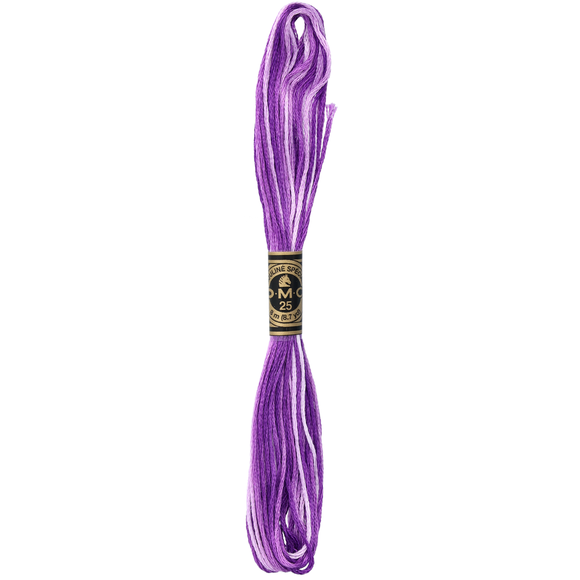 DMC broderigarn melerat, lila