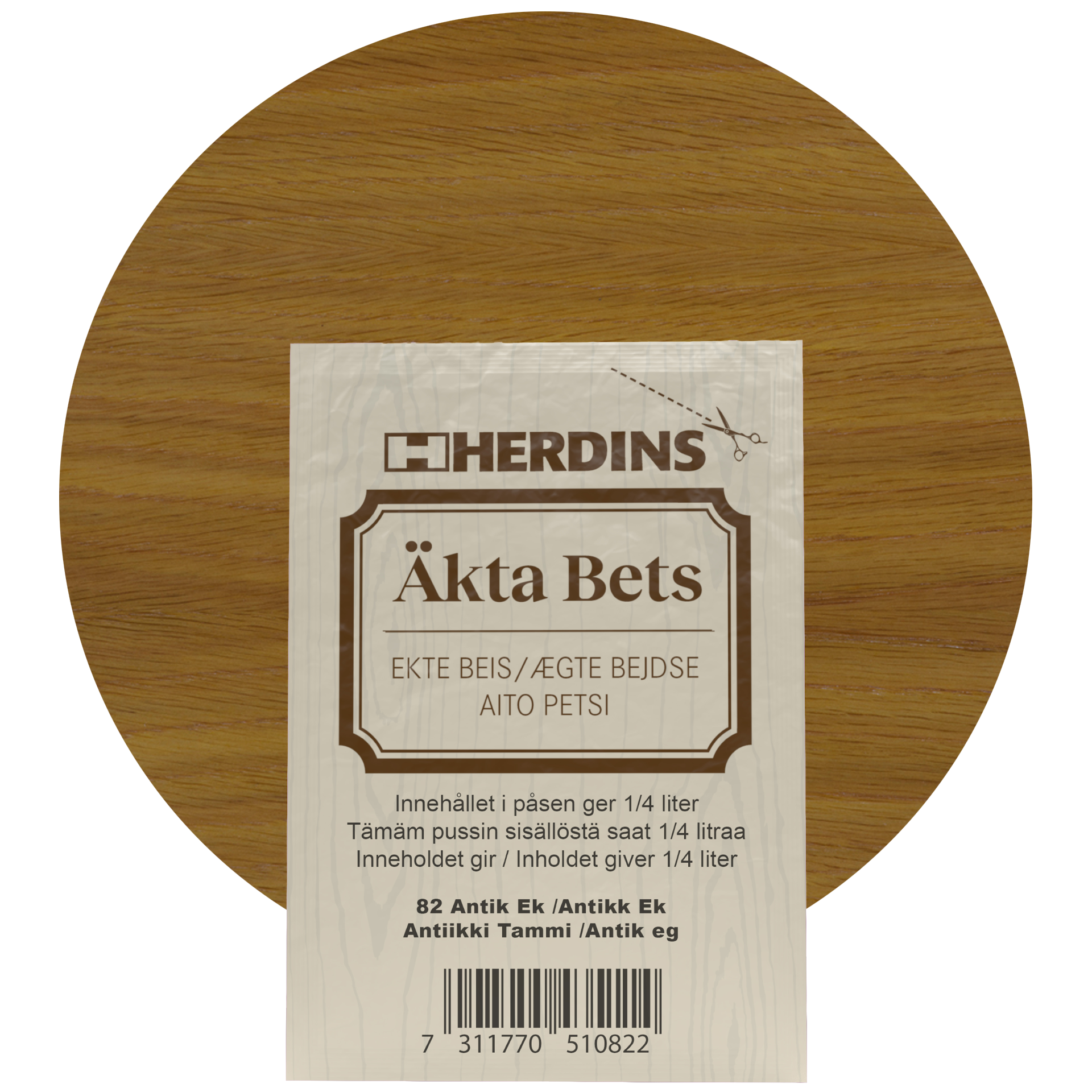 Herdins Ekte beis, antikk eik