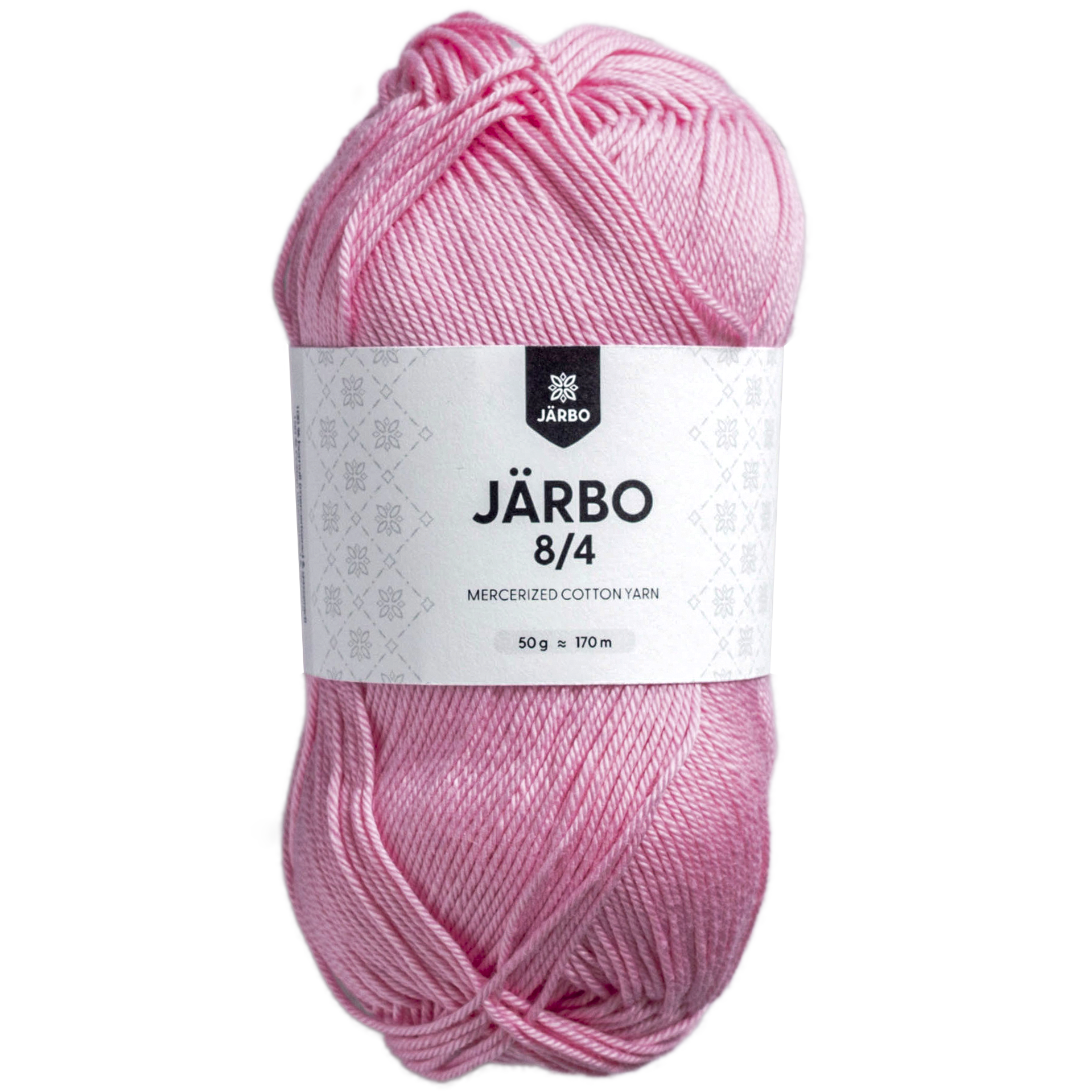 Järbo Virkgarn 8/4, rosa