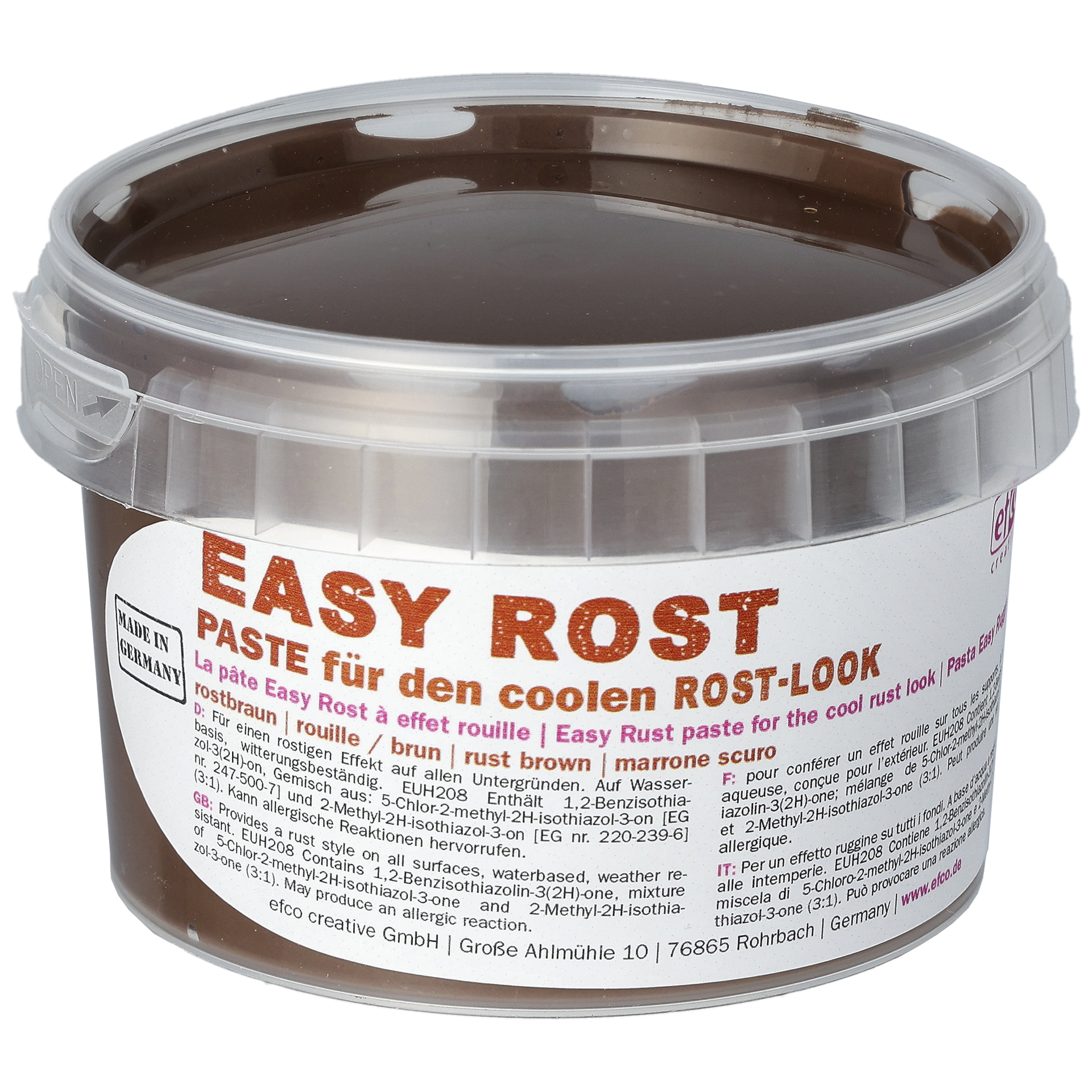 Rostfärg, mörkbrun