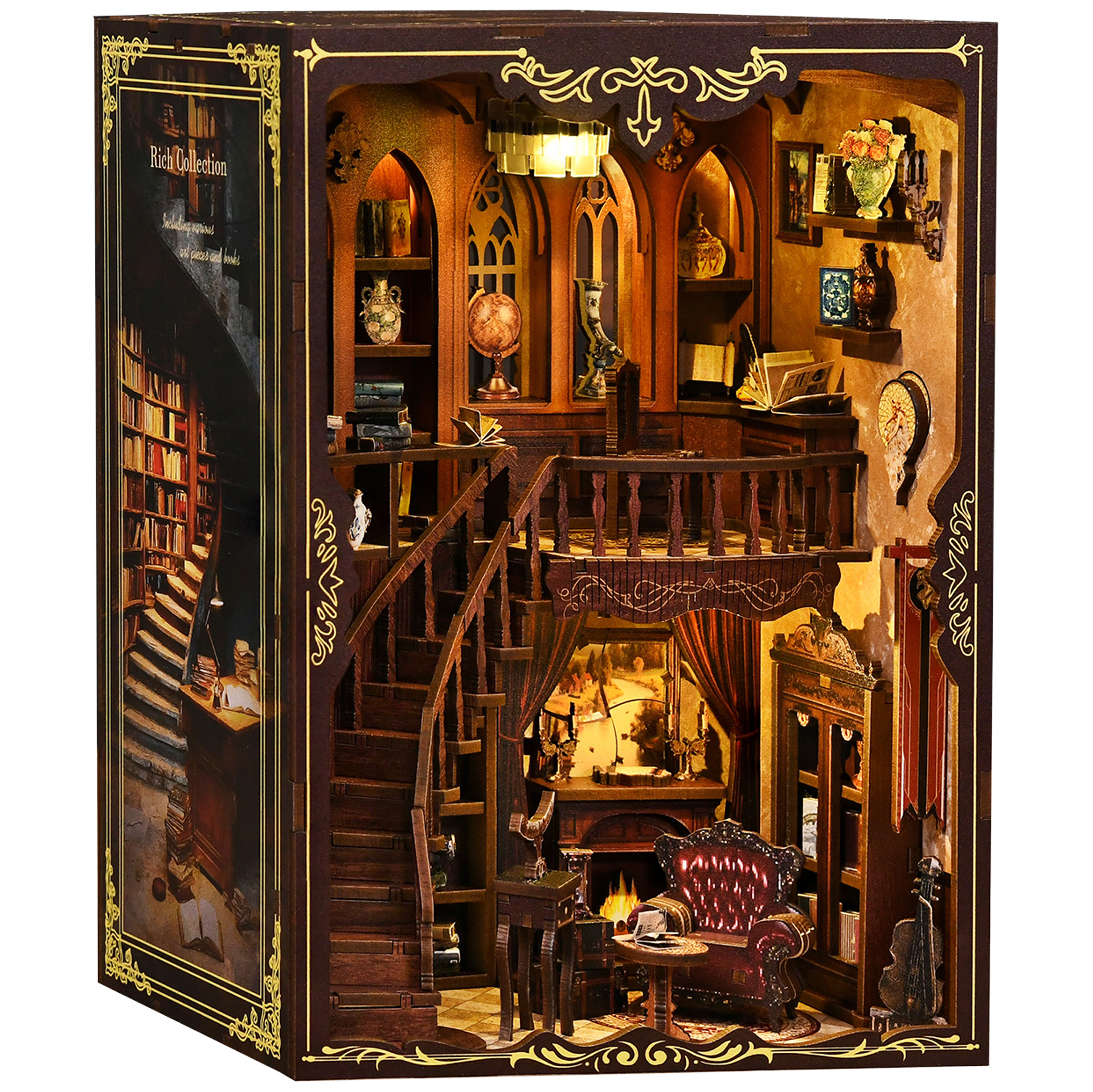 DIY Book Nook Ancient Library