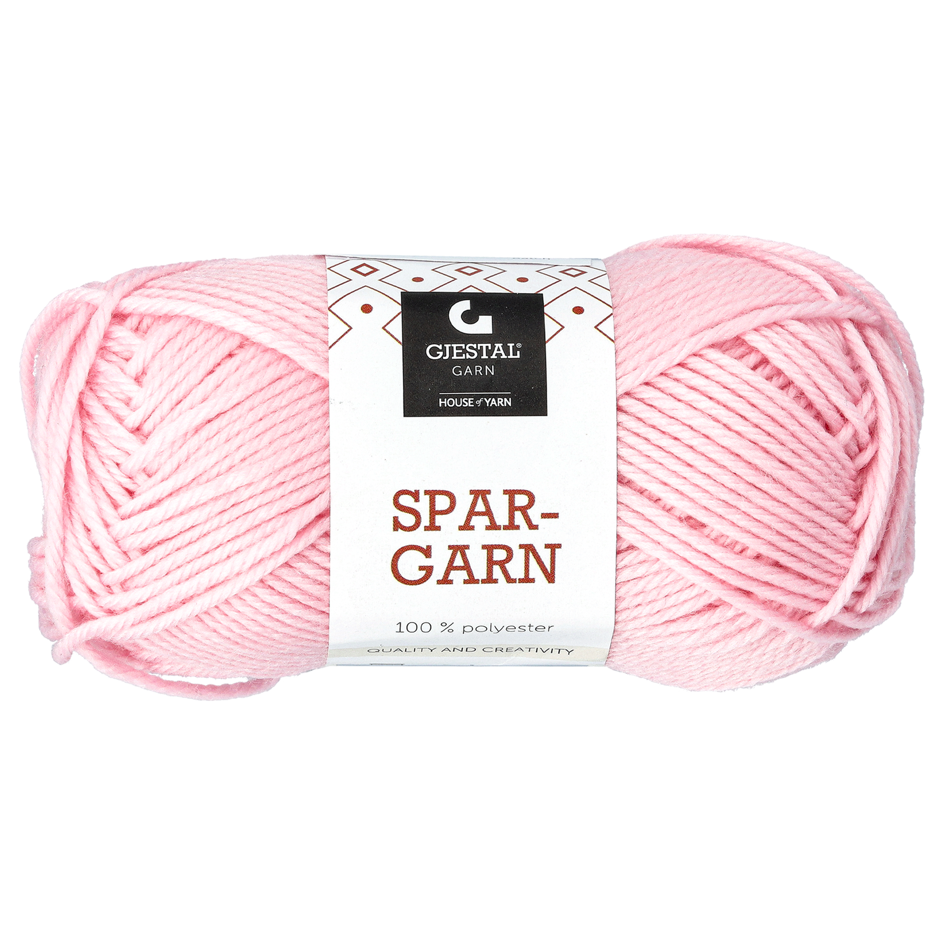 Spargarn, lys rosa