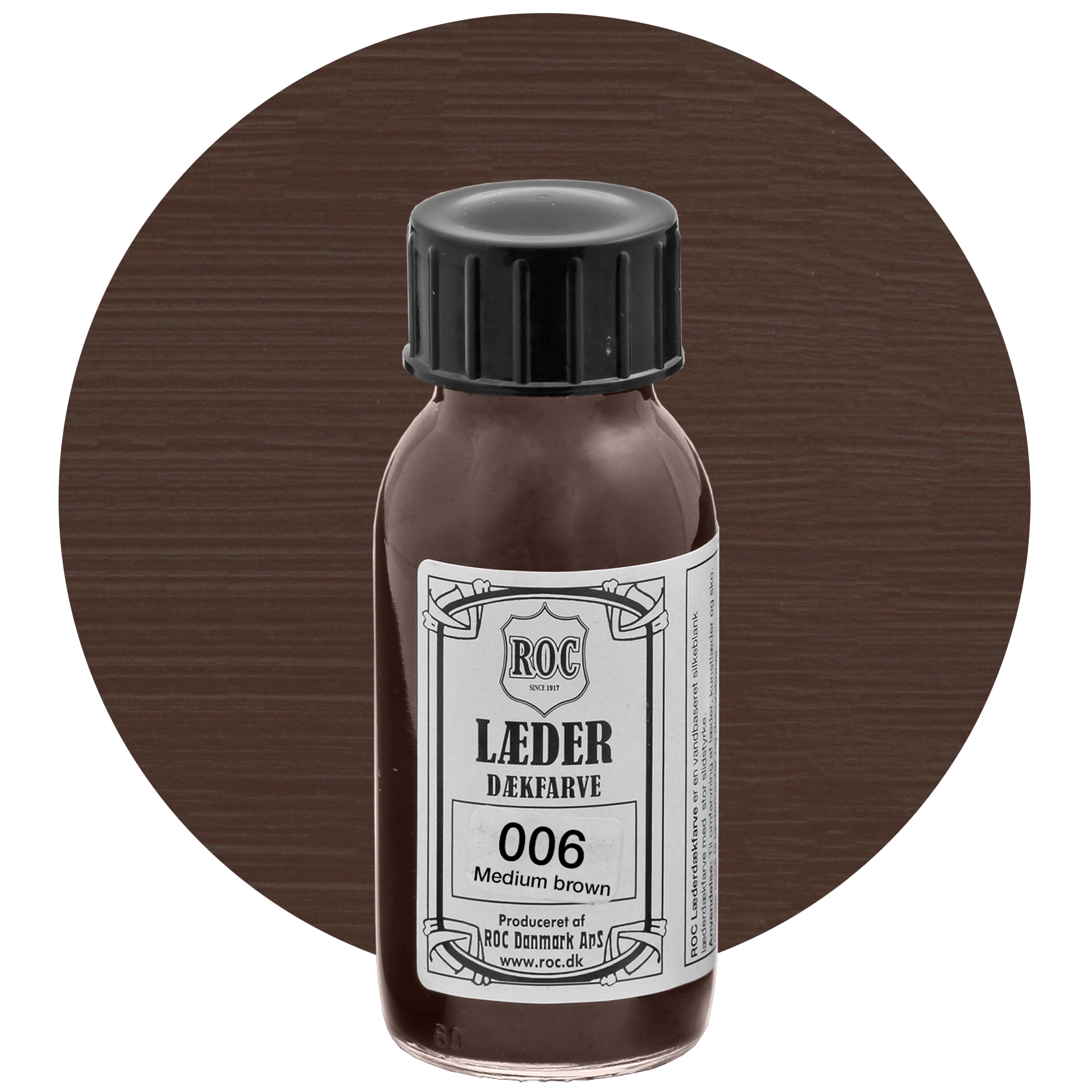 Læderdækfarve, medium brown