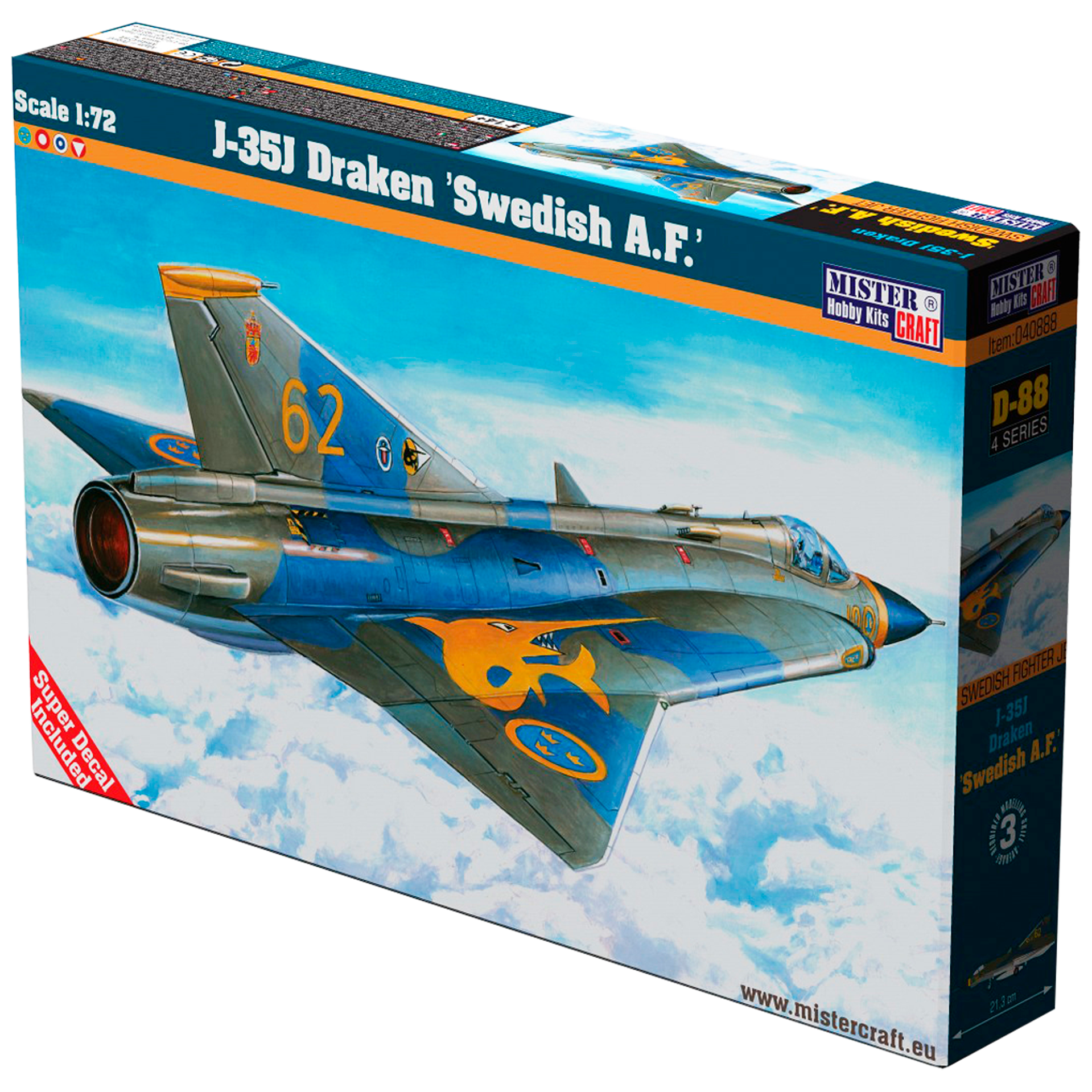J-35J Draken Swedish A.F
