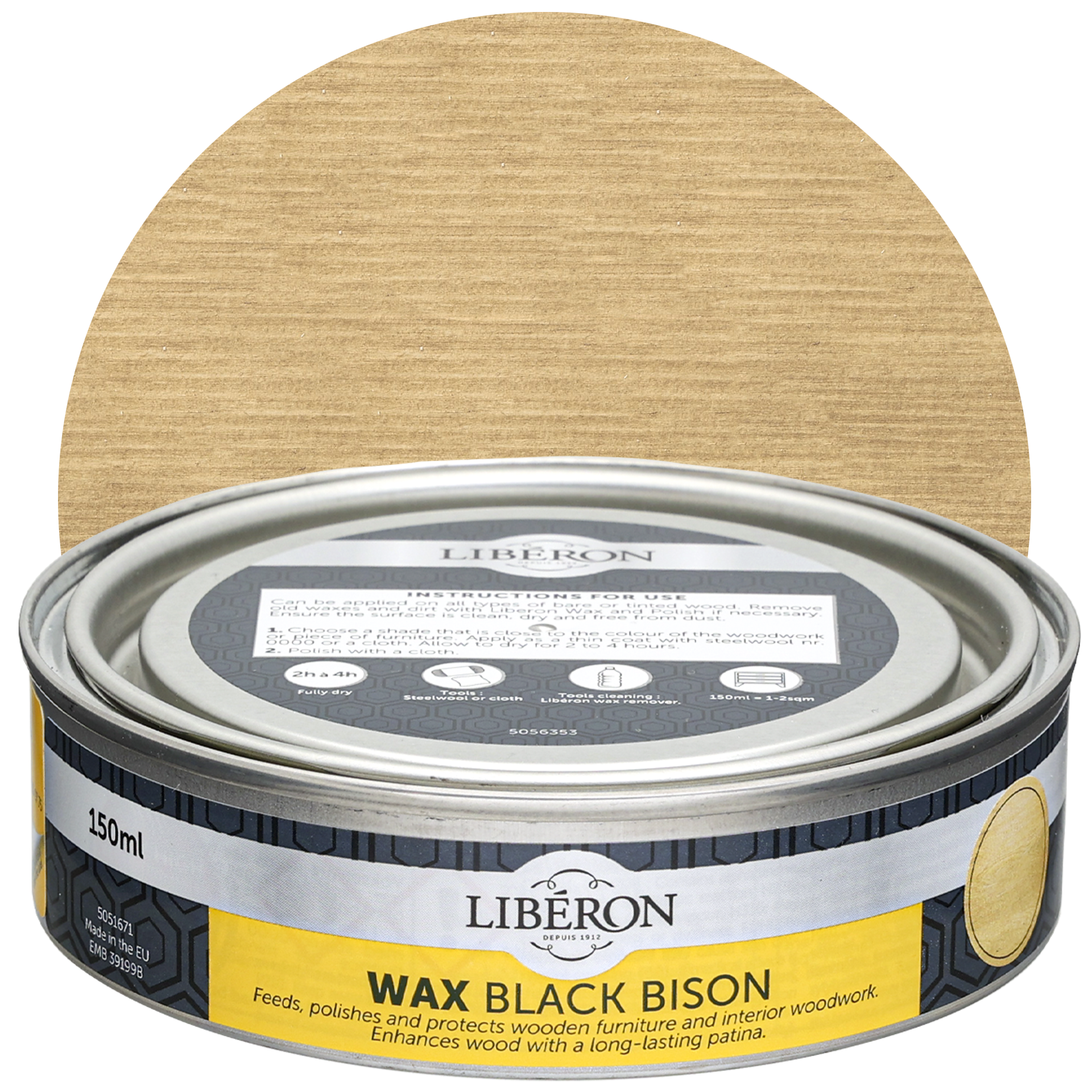 Liberon Black Bison Antikvoks, farveløs