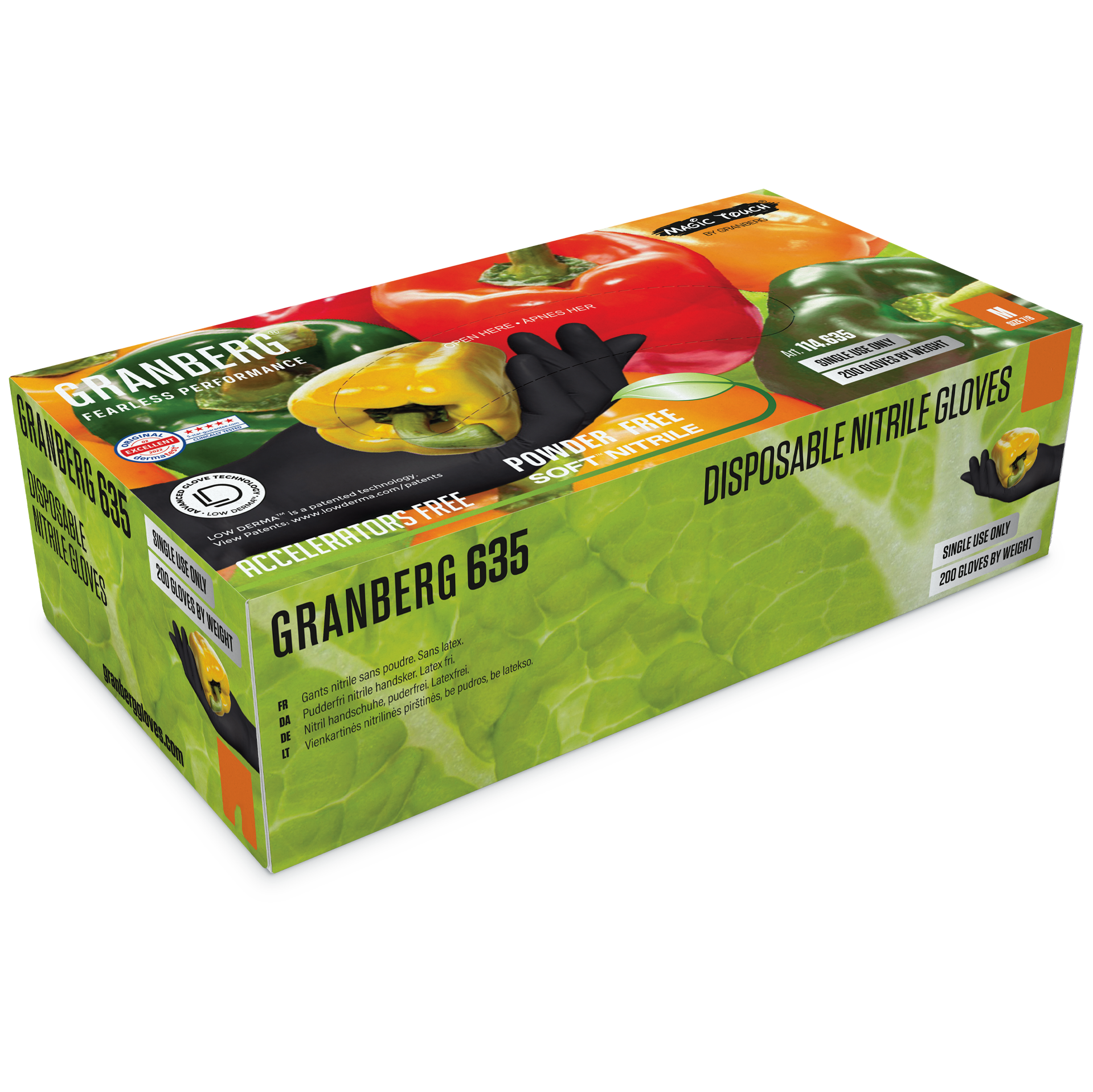 Nitrilhandske 200-pack, L