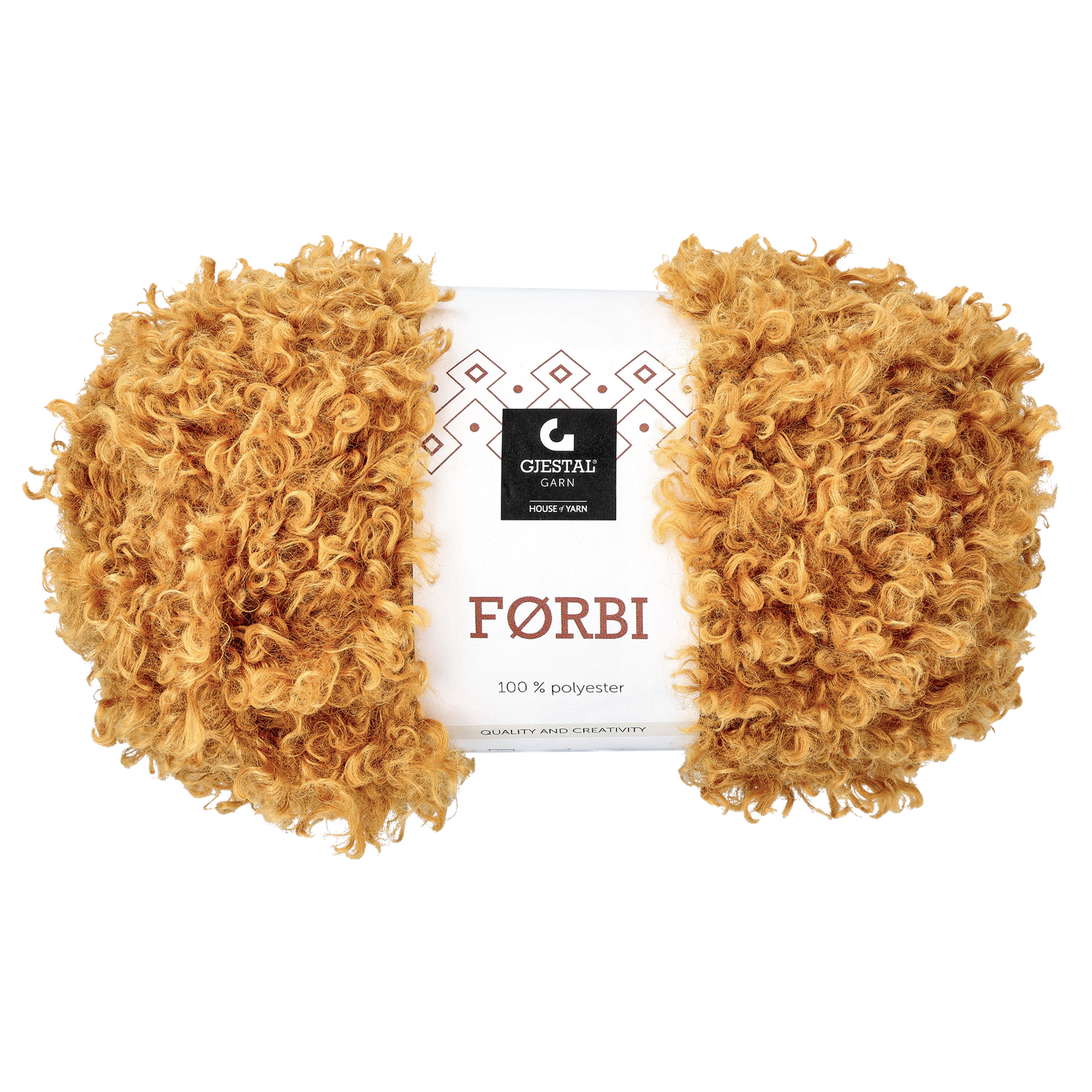 Førbi pelsgarn, oker