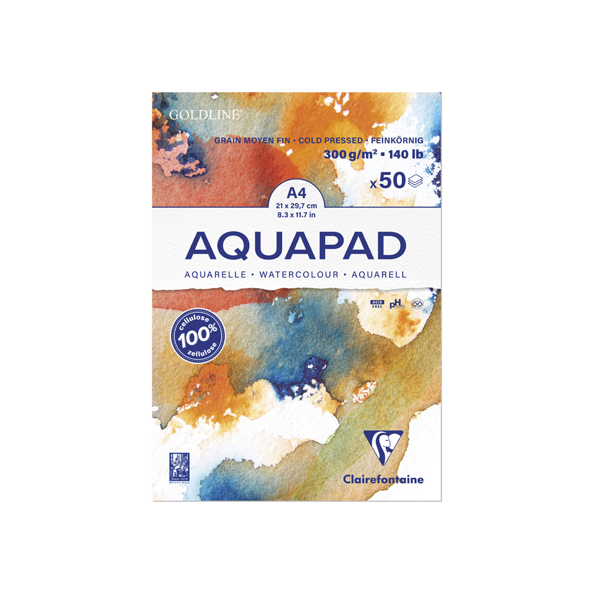 Clairefontaine Goldline aquapad