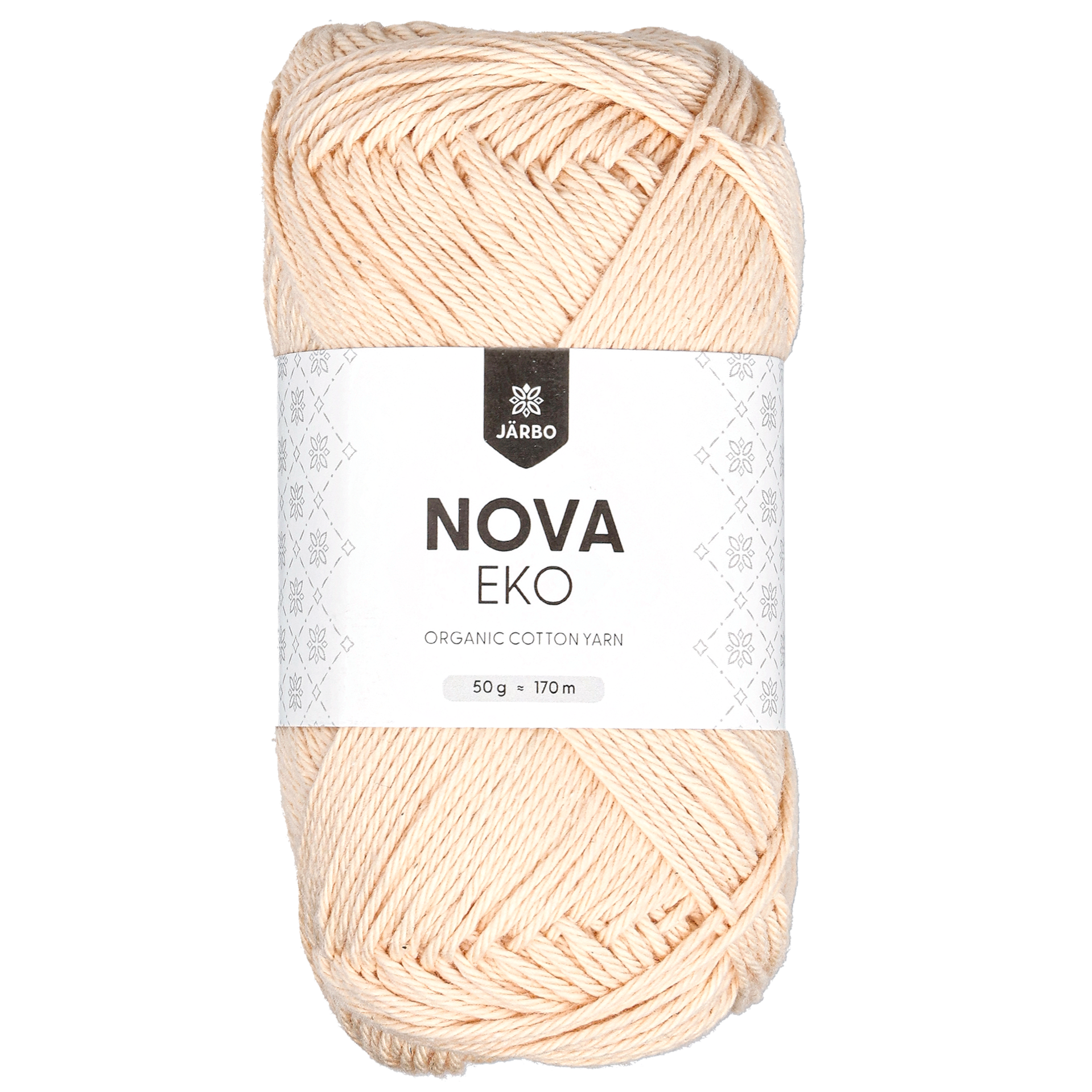 Järbo Nova eko, bomullsgarn, ferskenfarget