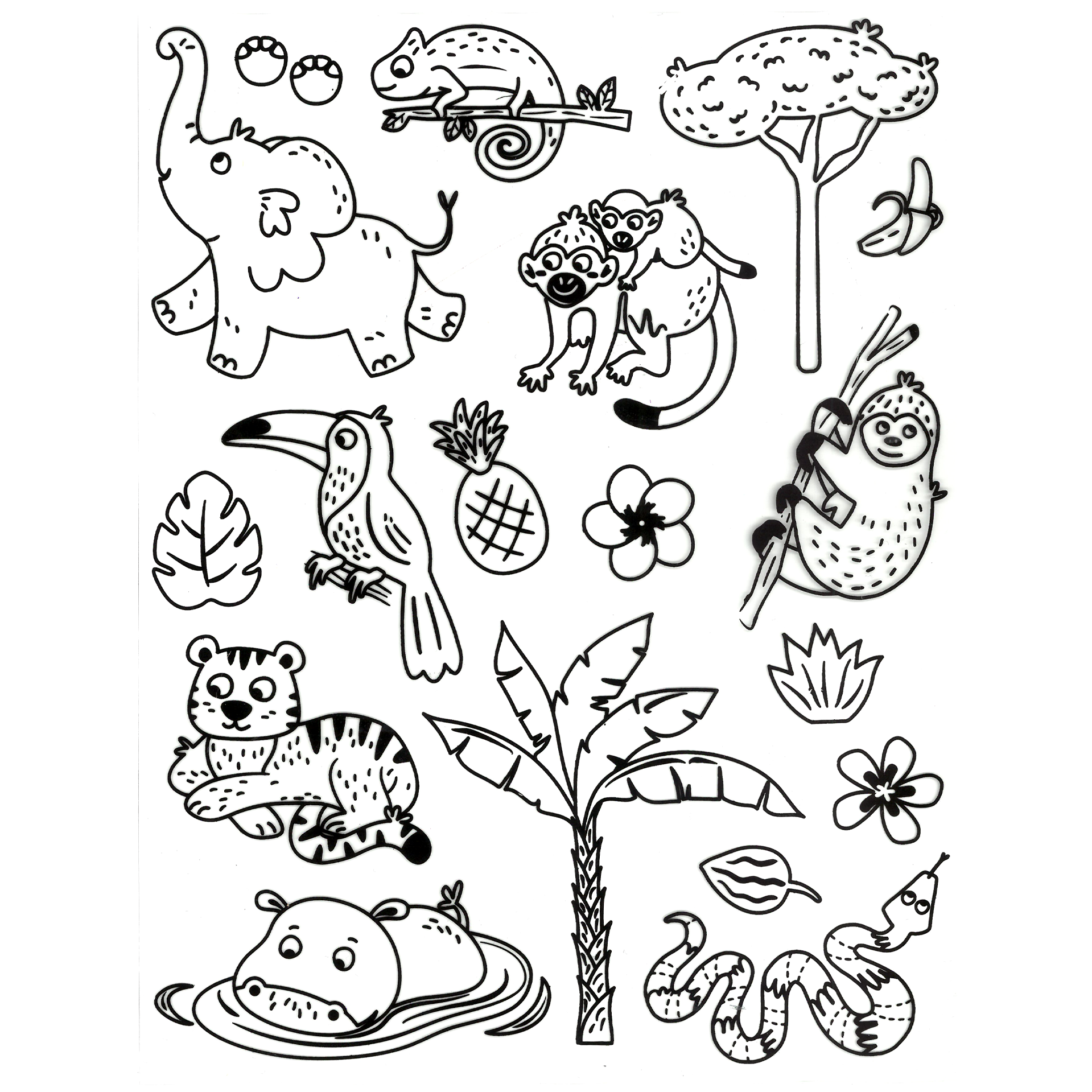 Clear Stamp - Djungel