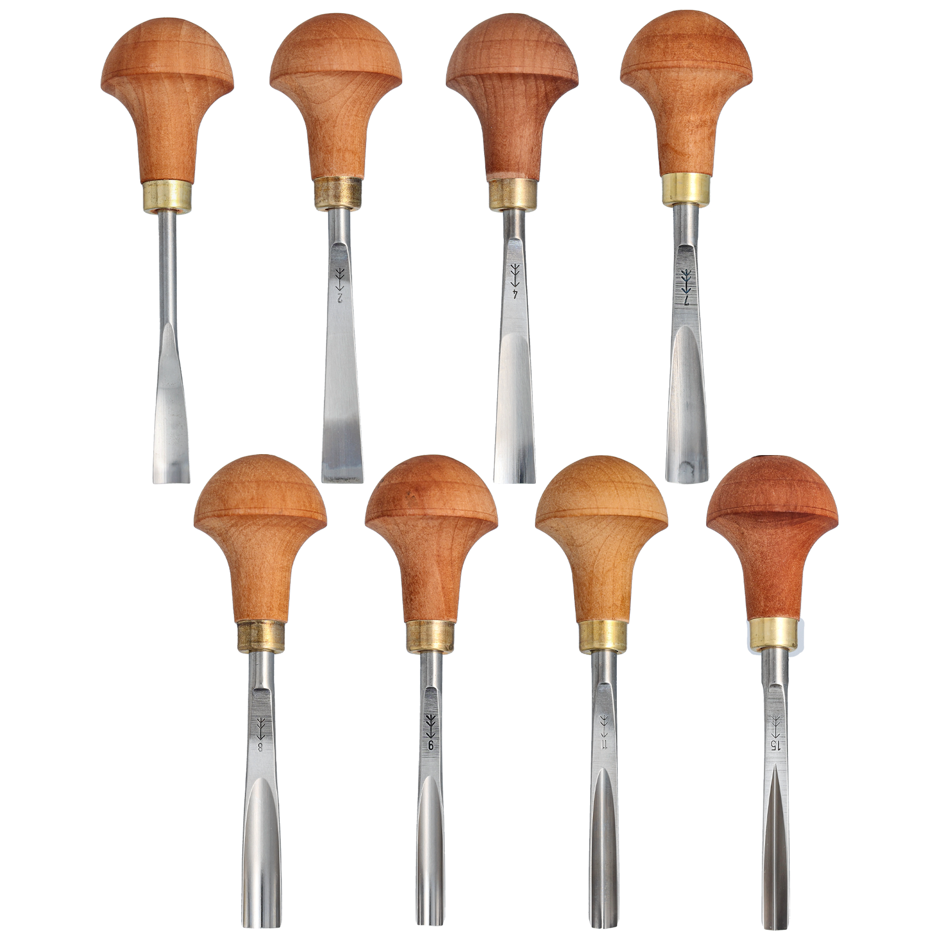 Pfeil Träsnidarsats 8 st