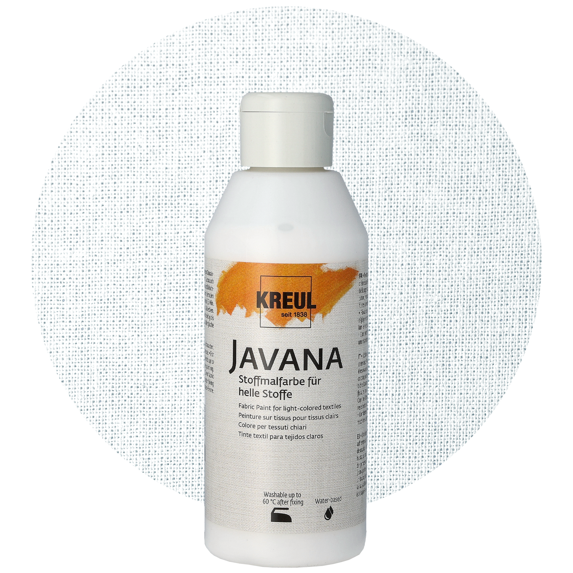 Tekstilfarve til lyse stoffer, hvid