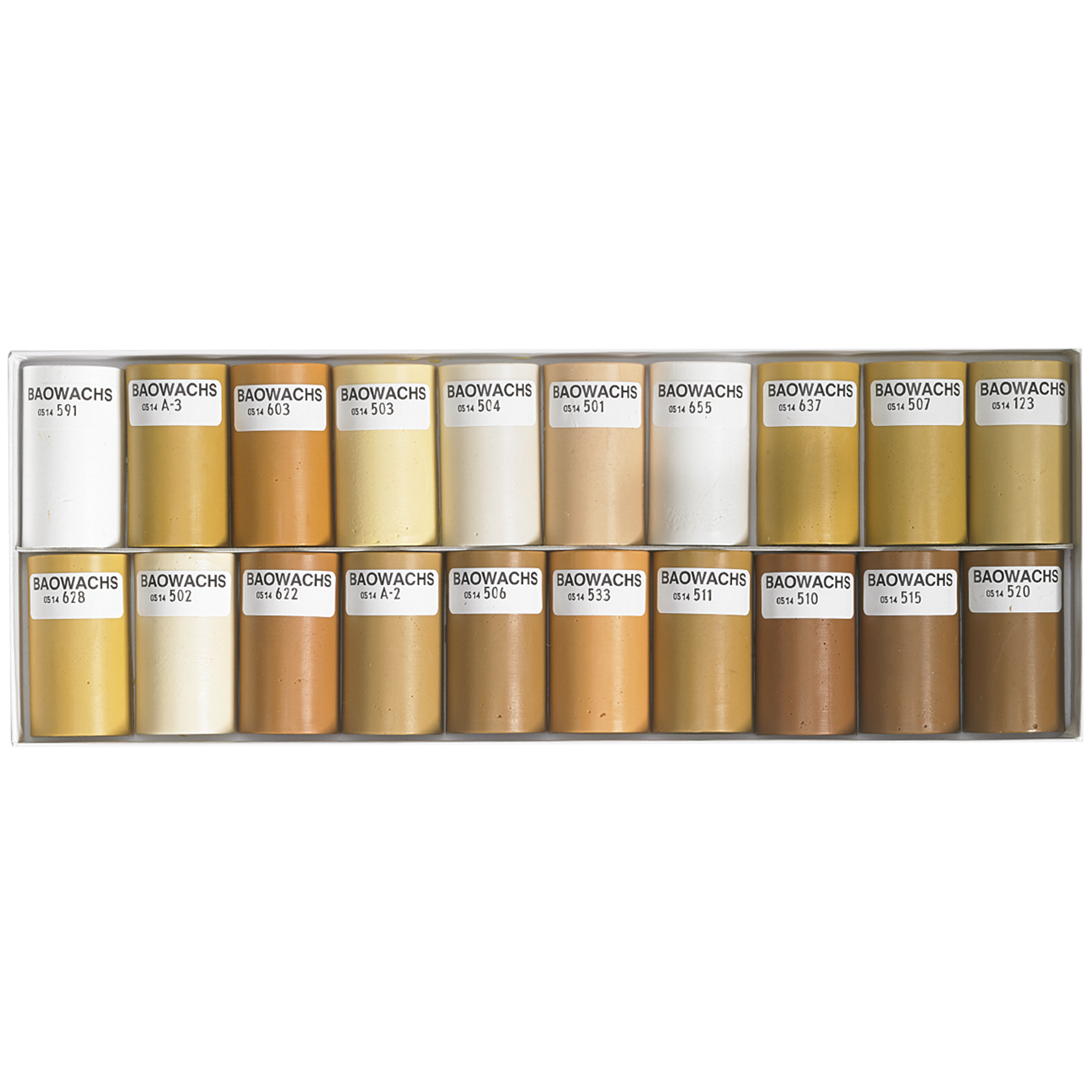 Reparationskit, grundsæt, lyse farver