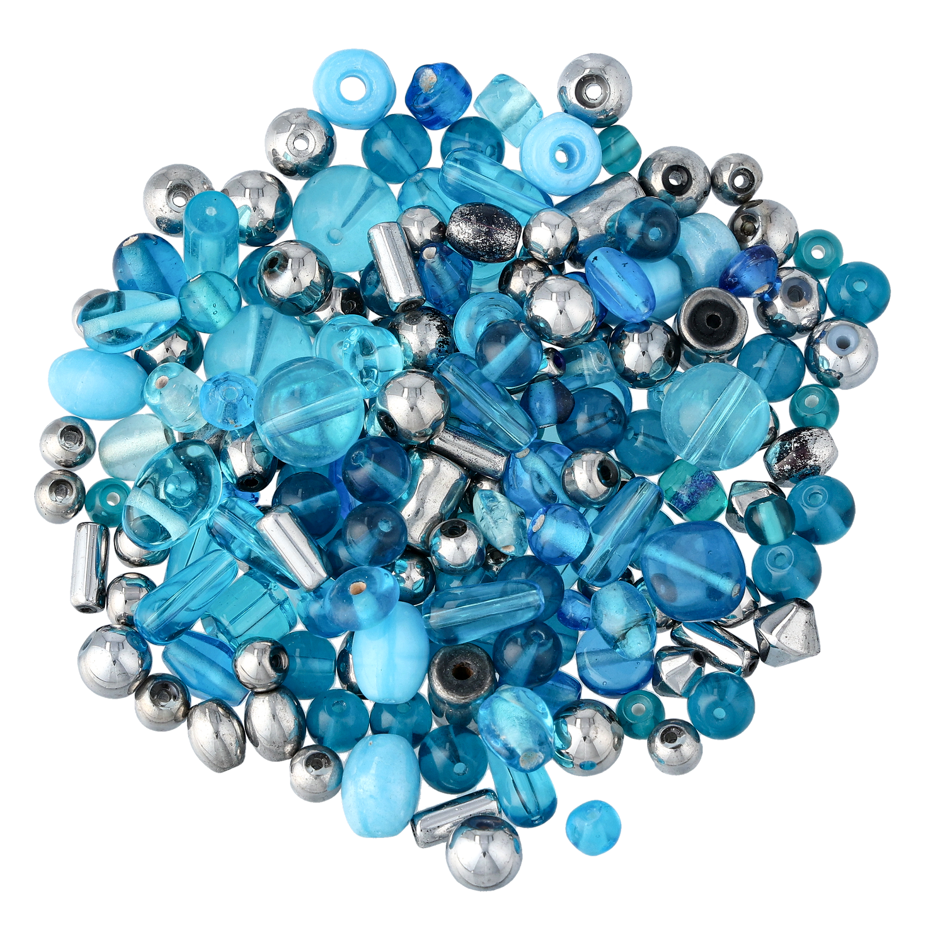 Perlemix Metal, lyseblå