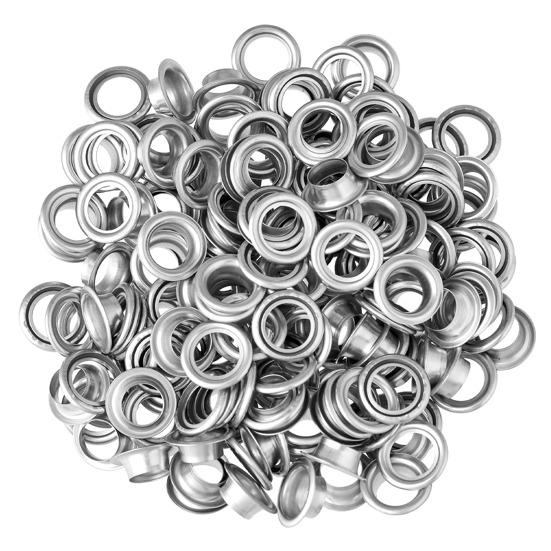 Öljetter, silverfärgad