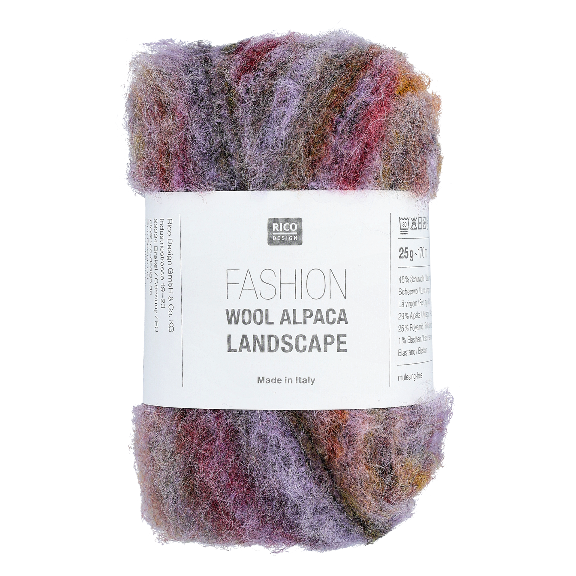 Fashion wool alpaca landscape, Late sundown