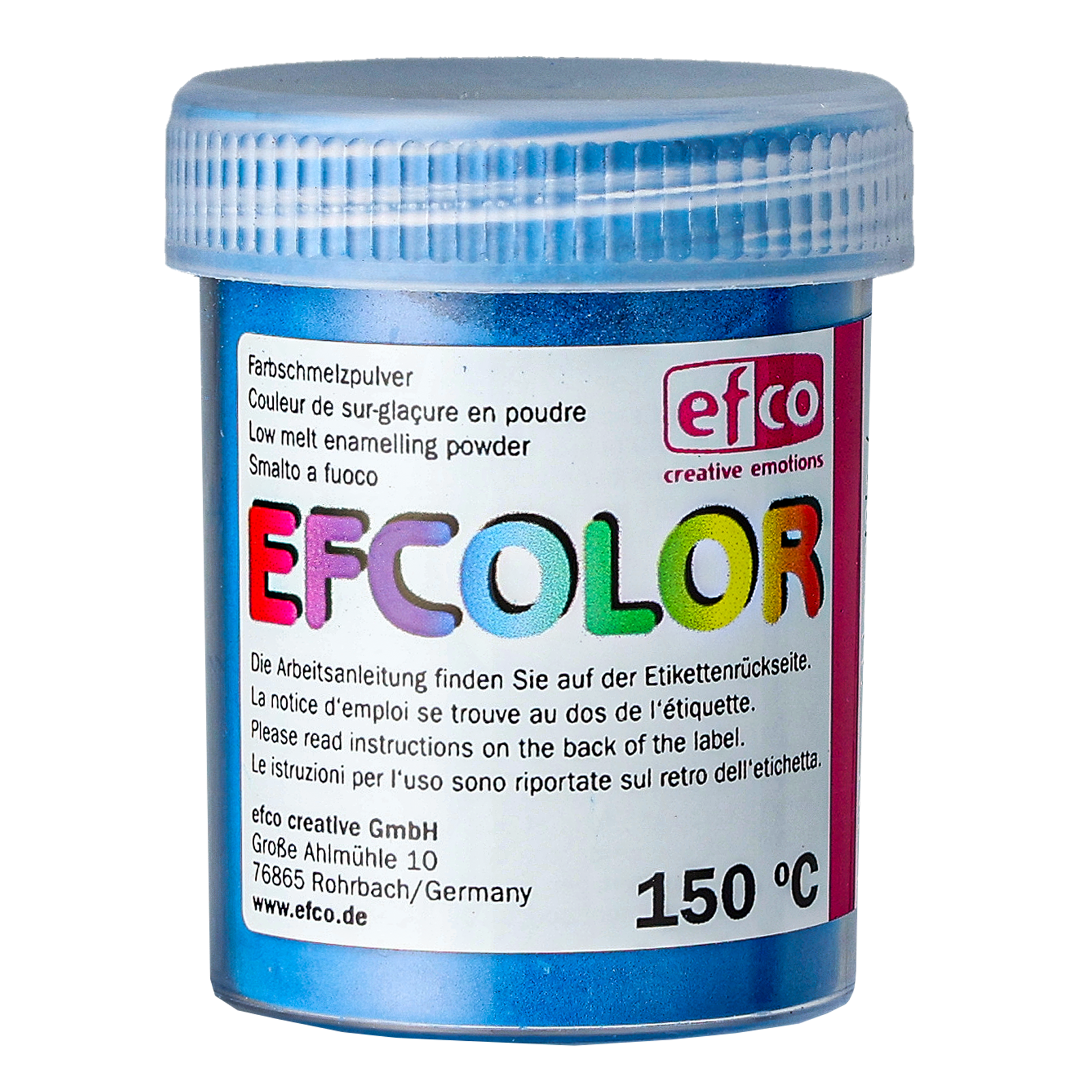 Efcolor sulatusjauhe, vaaleansininen