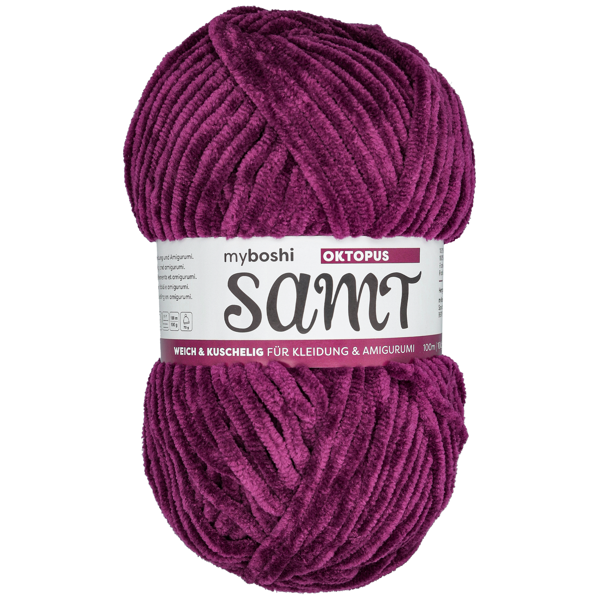 SAMT sammetsgarn, mörklila