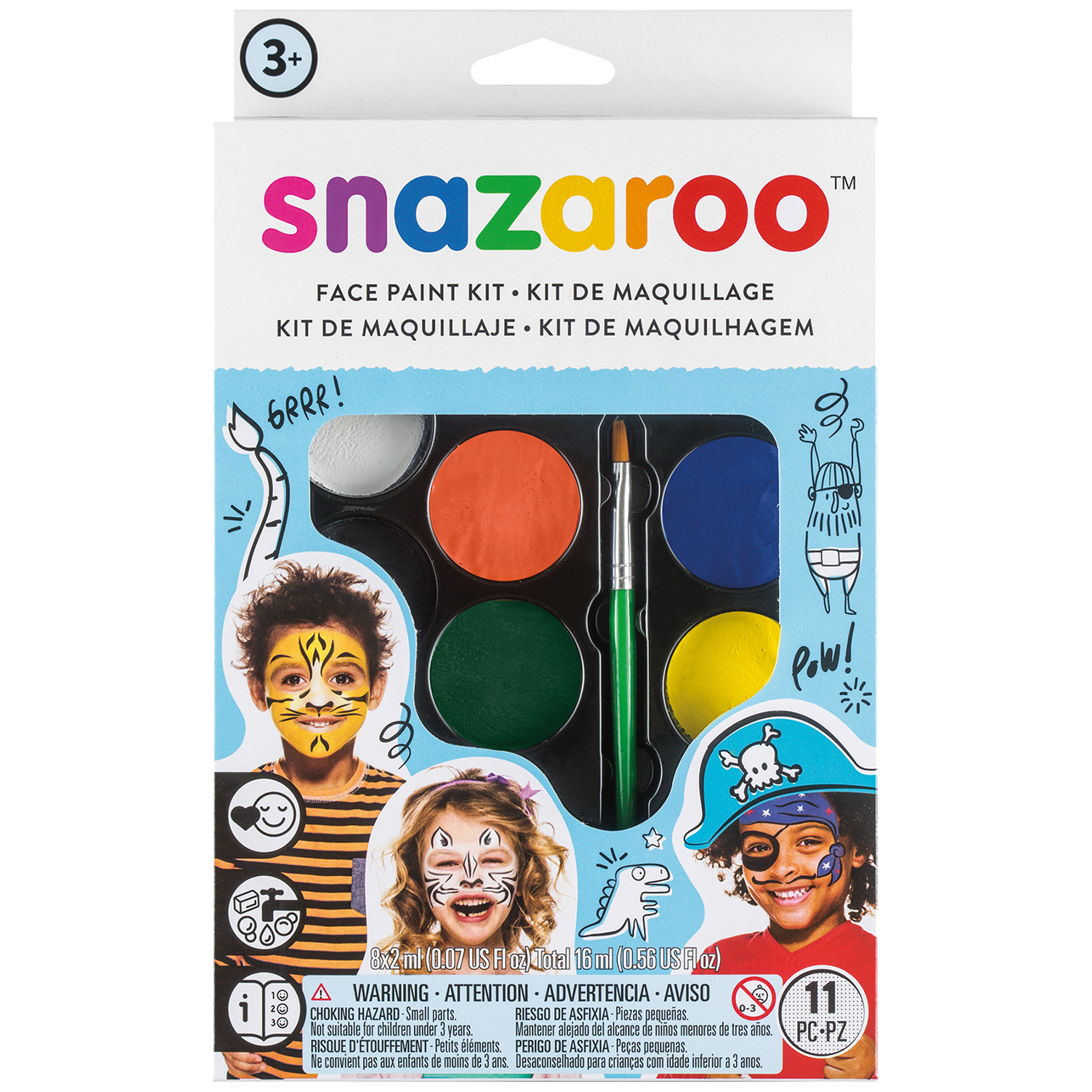 Kasvovärit, seikkailu