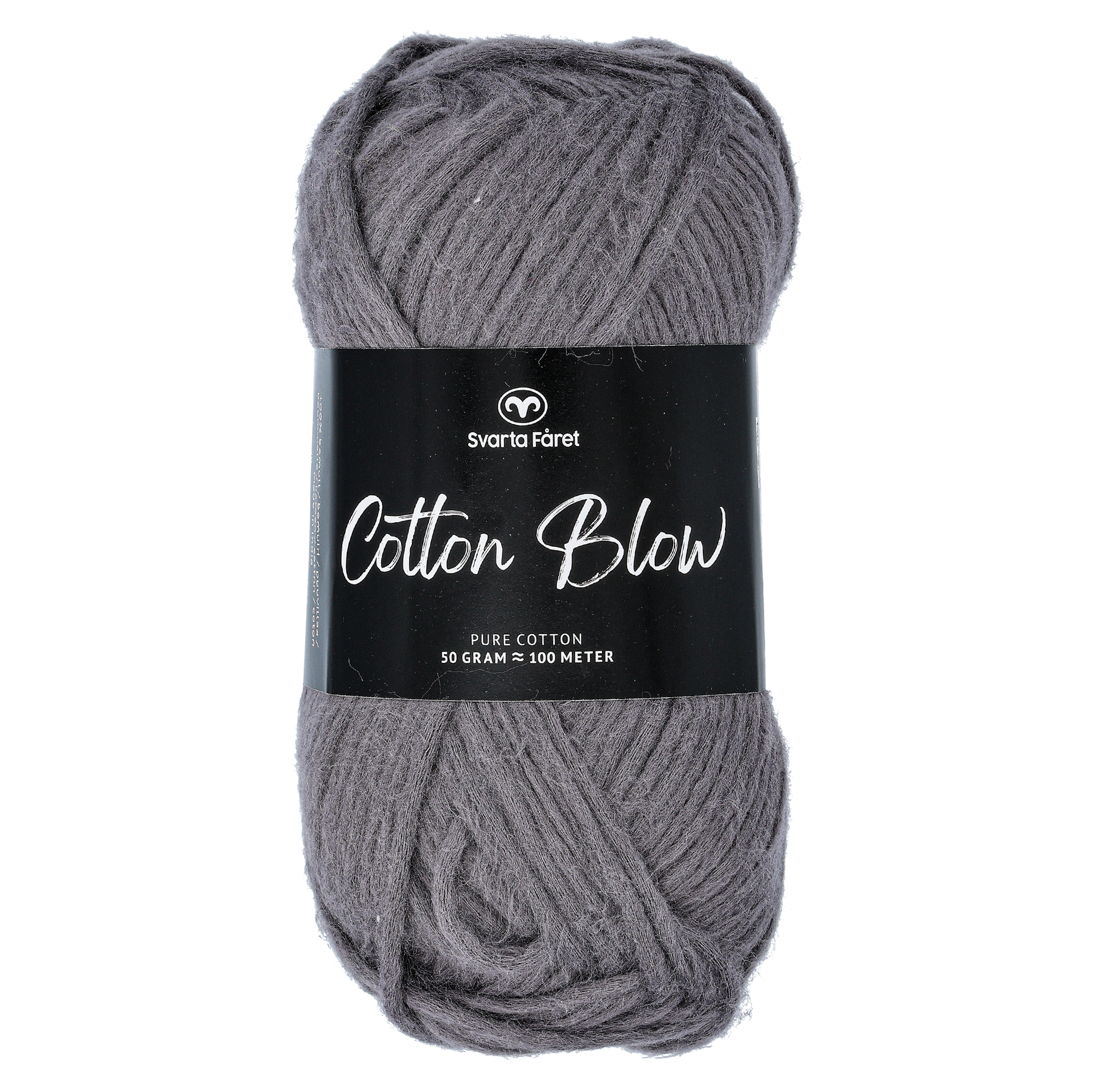 Cotton Blow puuvillalanka, ash tag