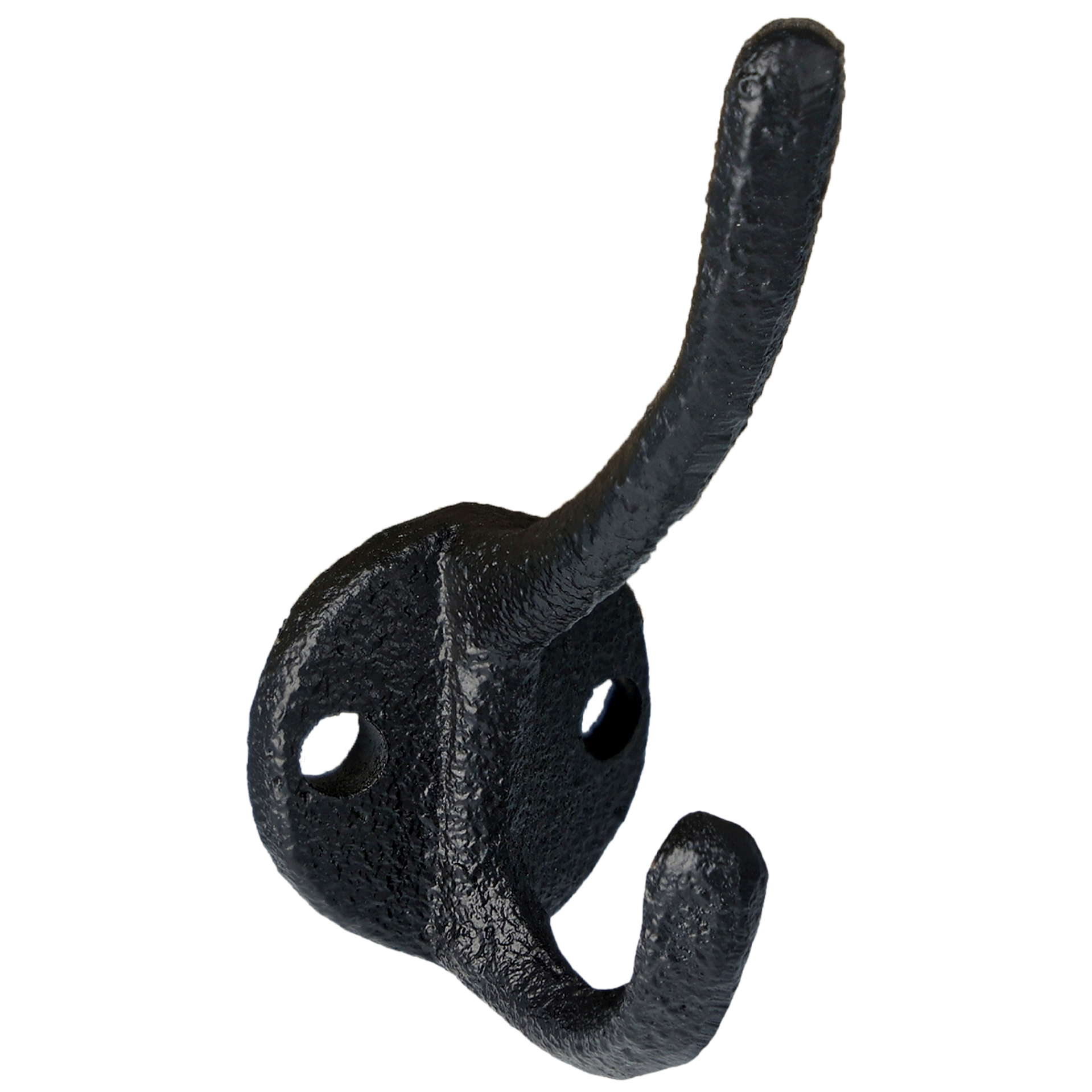 Knagg i støpejern dobbel, 8 cm