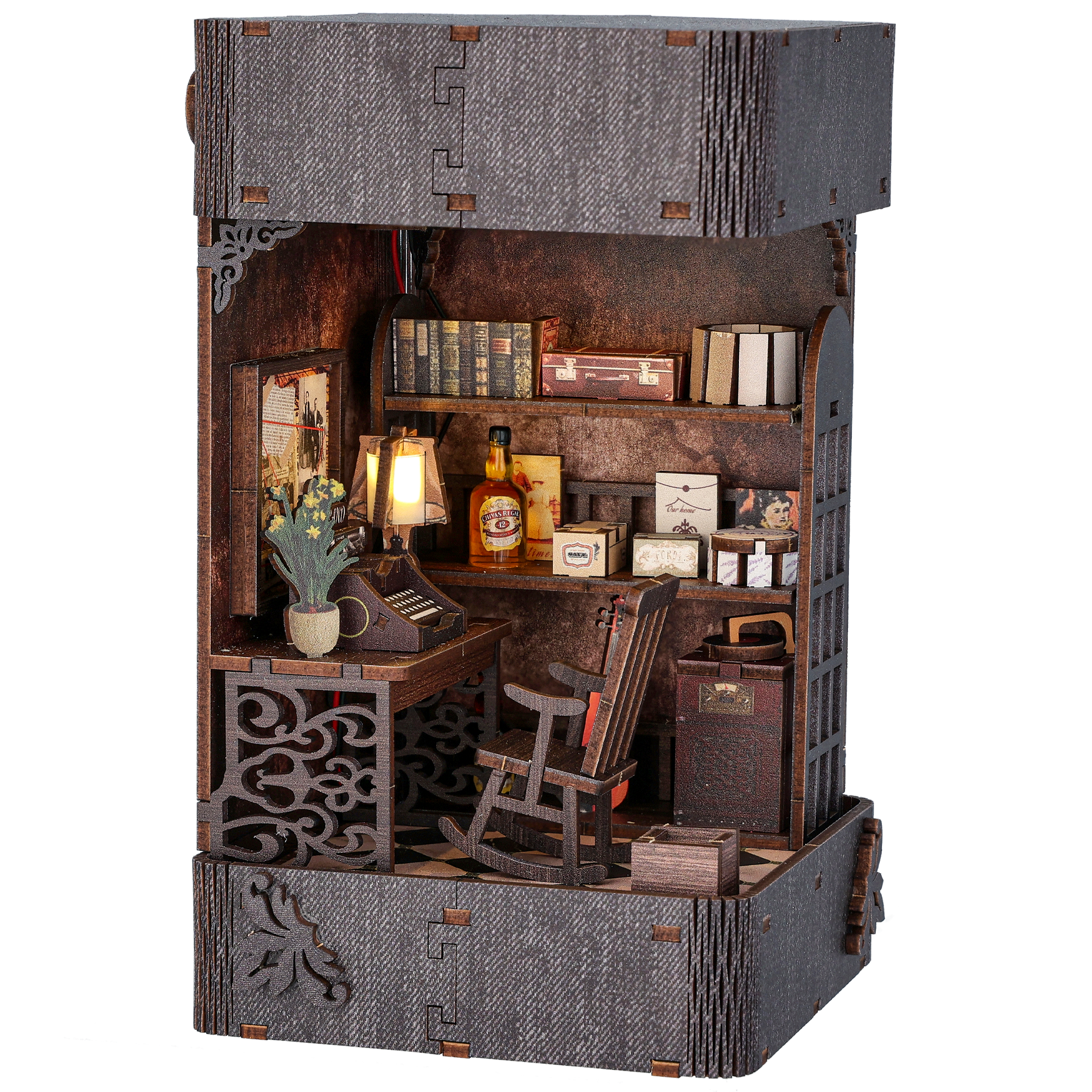 DIY Book Nook Detektivbyrå