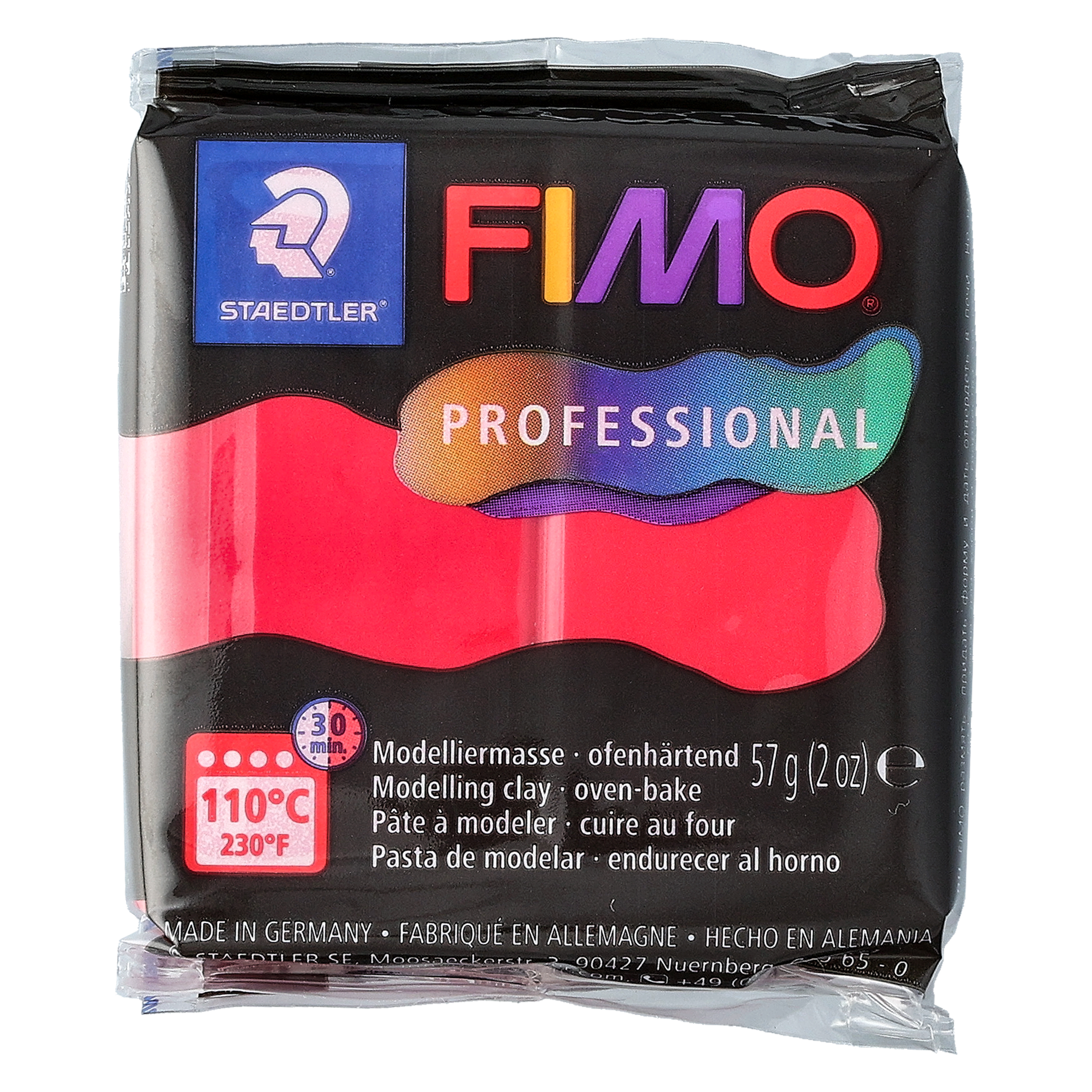 FIMO Professional, karminrød