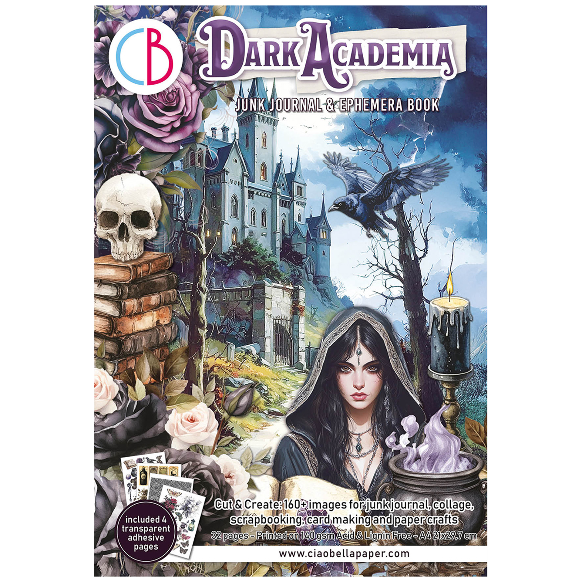 Junk Journal & Ephemera Book - Dark Academia