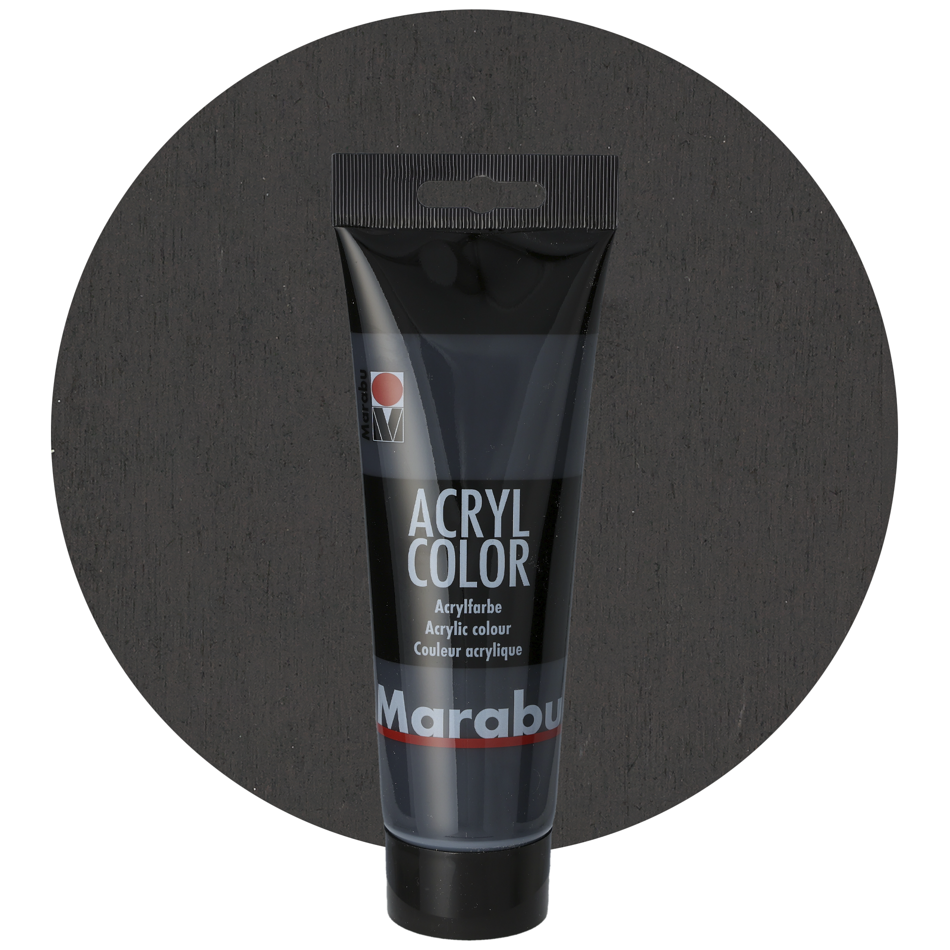 Akryyliväri, musta