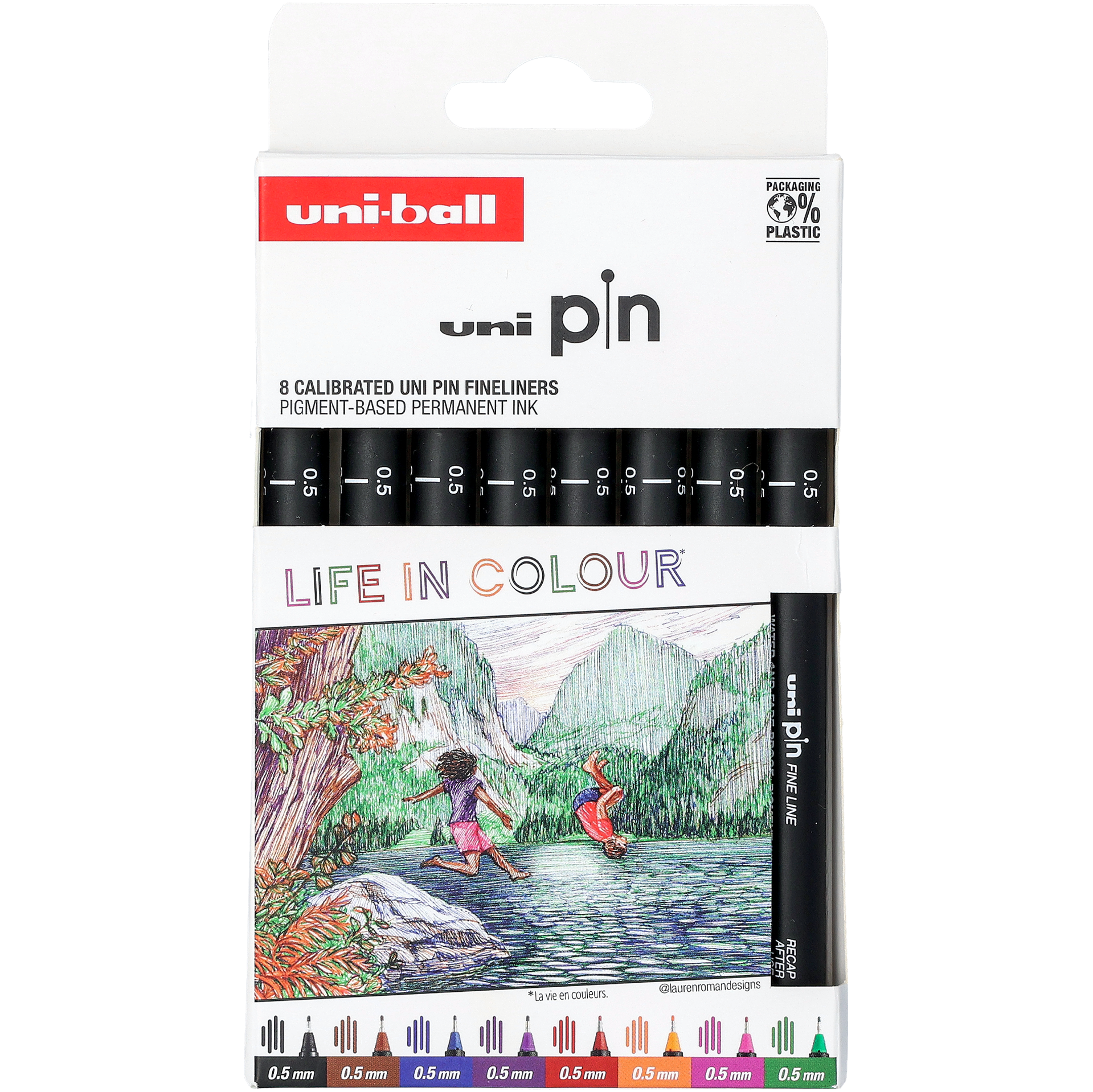 Uni Pin life in color