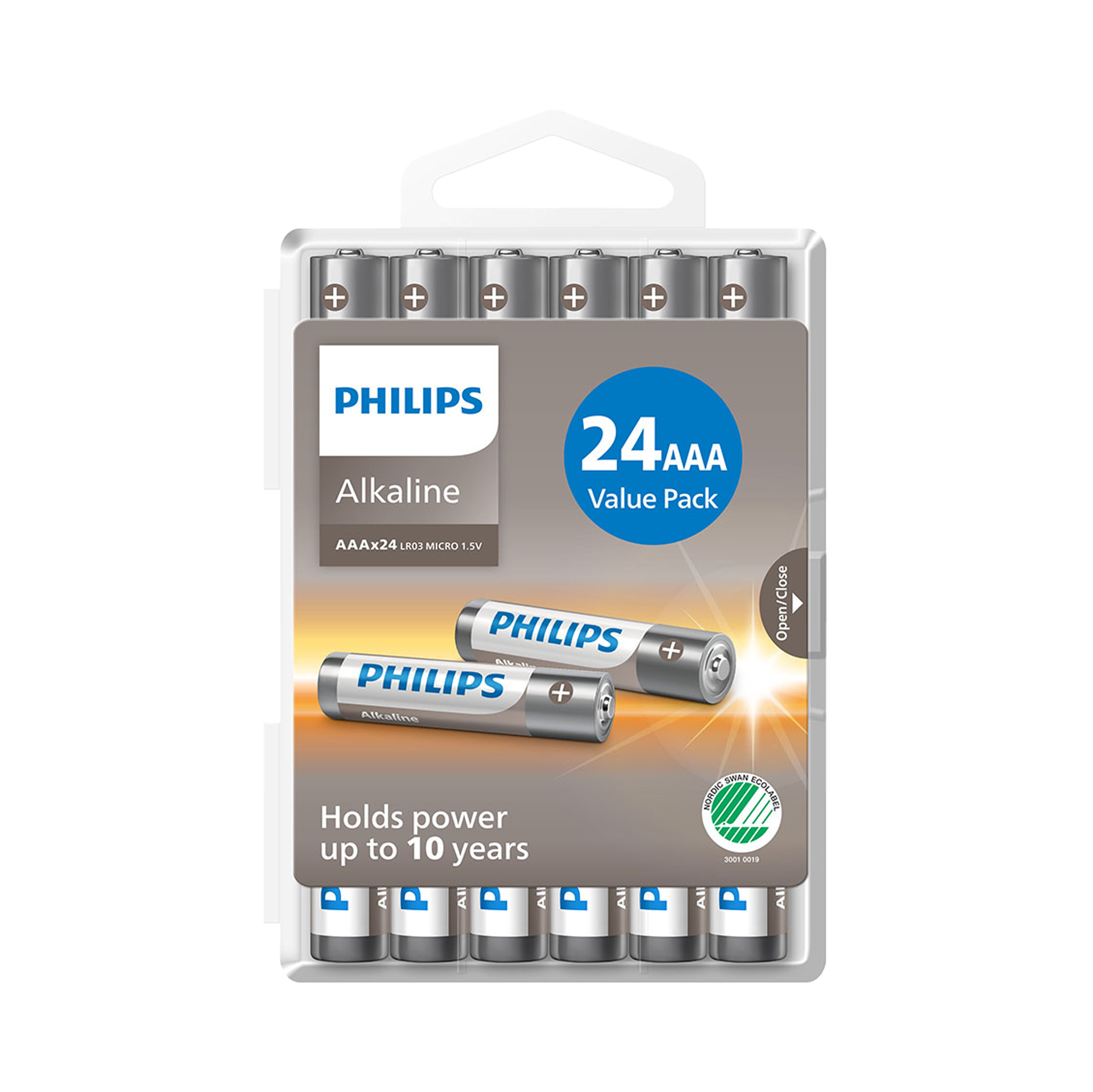 Batterier AAA 24-pakning