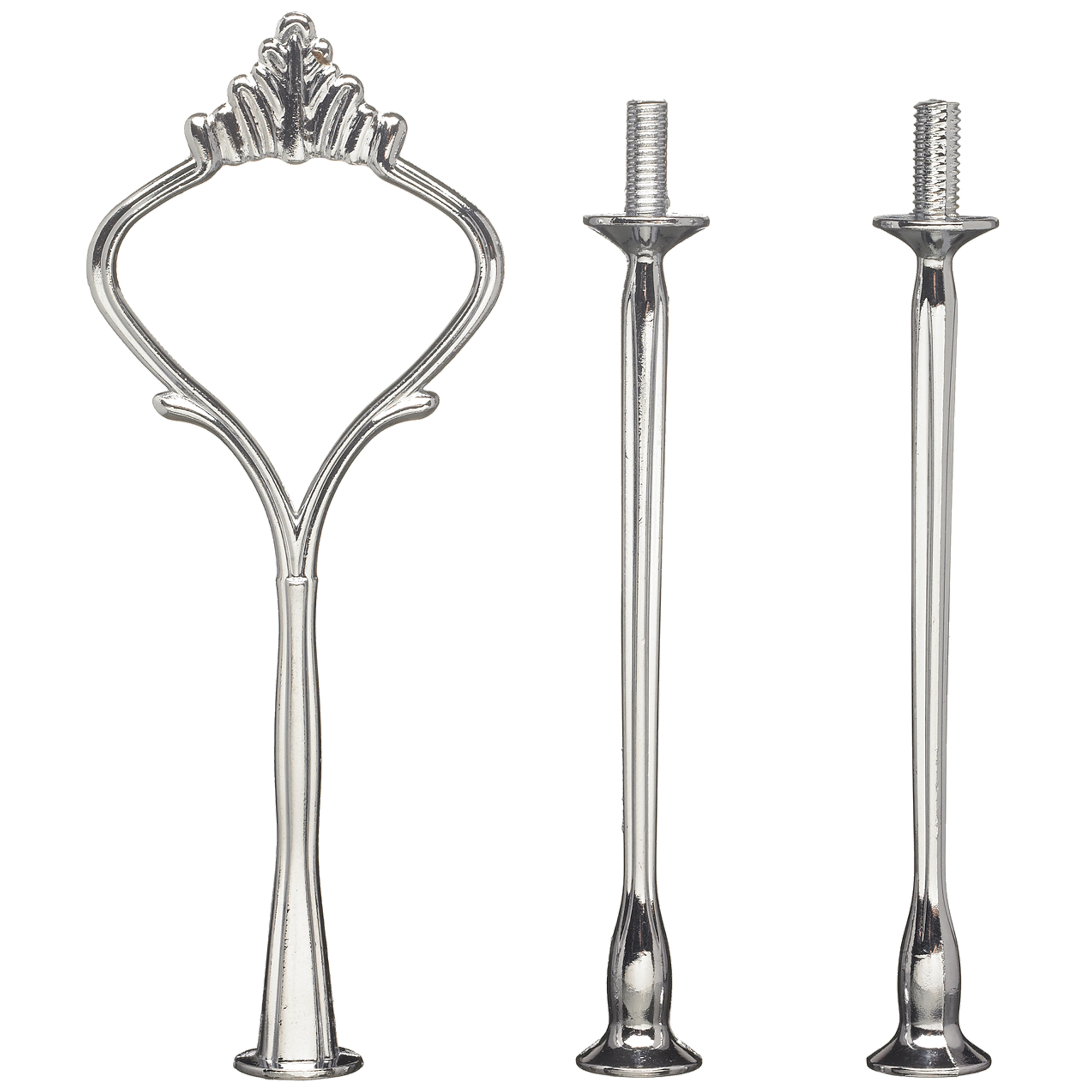 3-delt Kagefadshåndtag, sølv