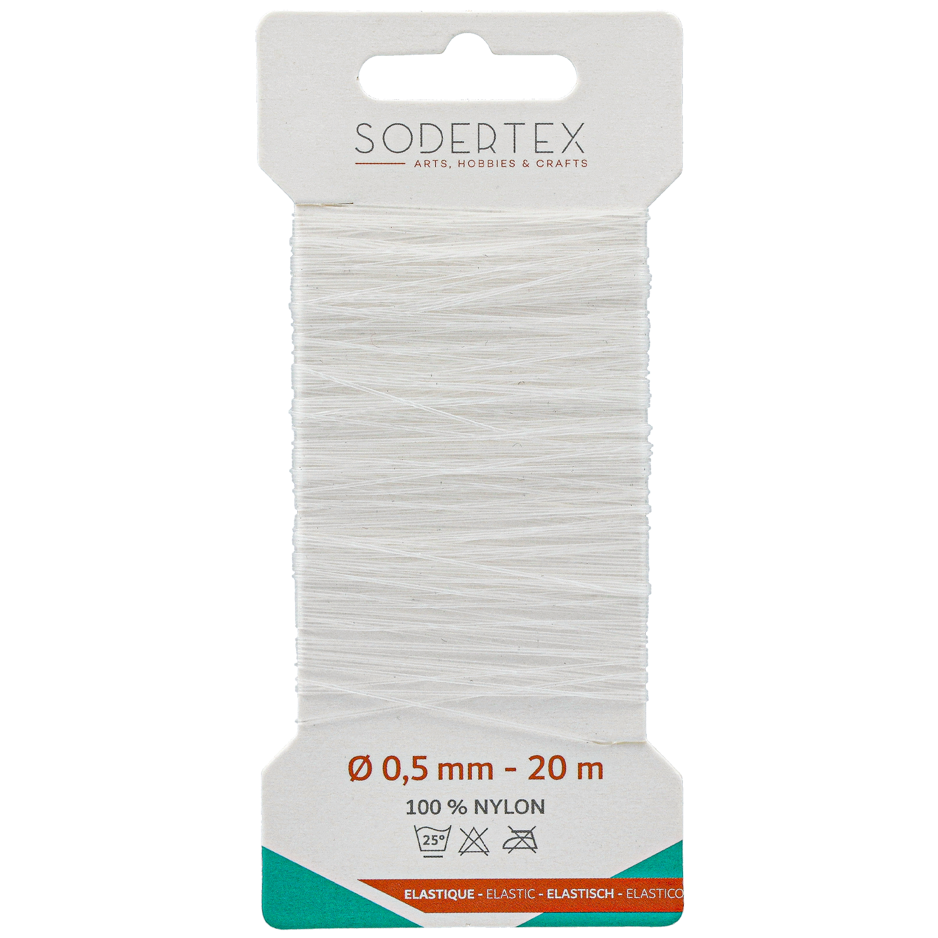 Elastisk nylontråd 0,5 mm