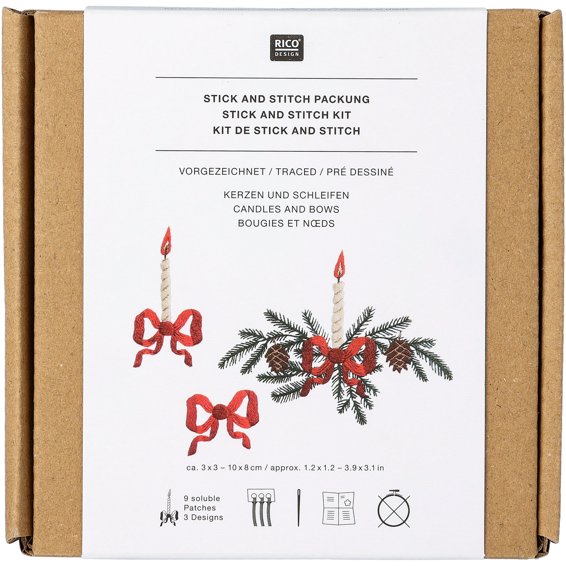 Stick & Stitch Candles and Bows