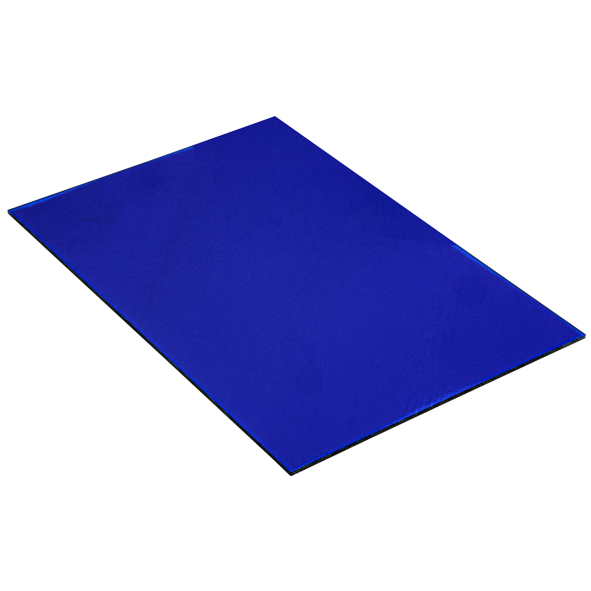 Akrylplate, transparent blå