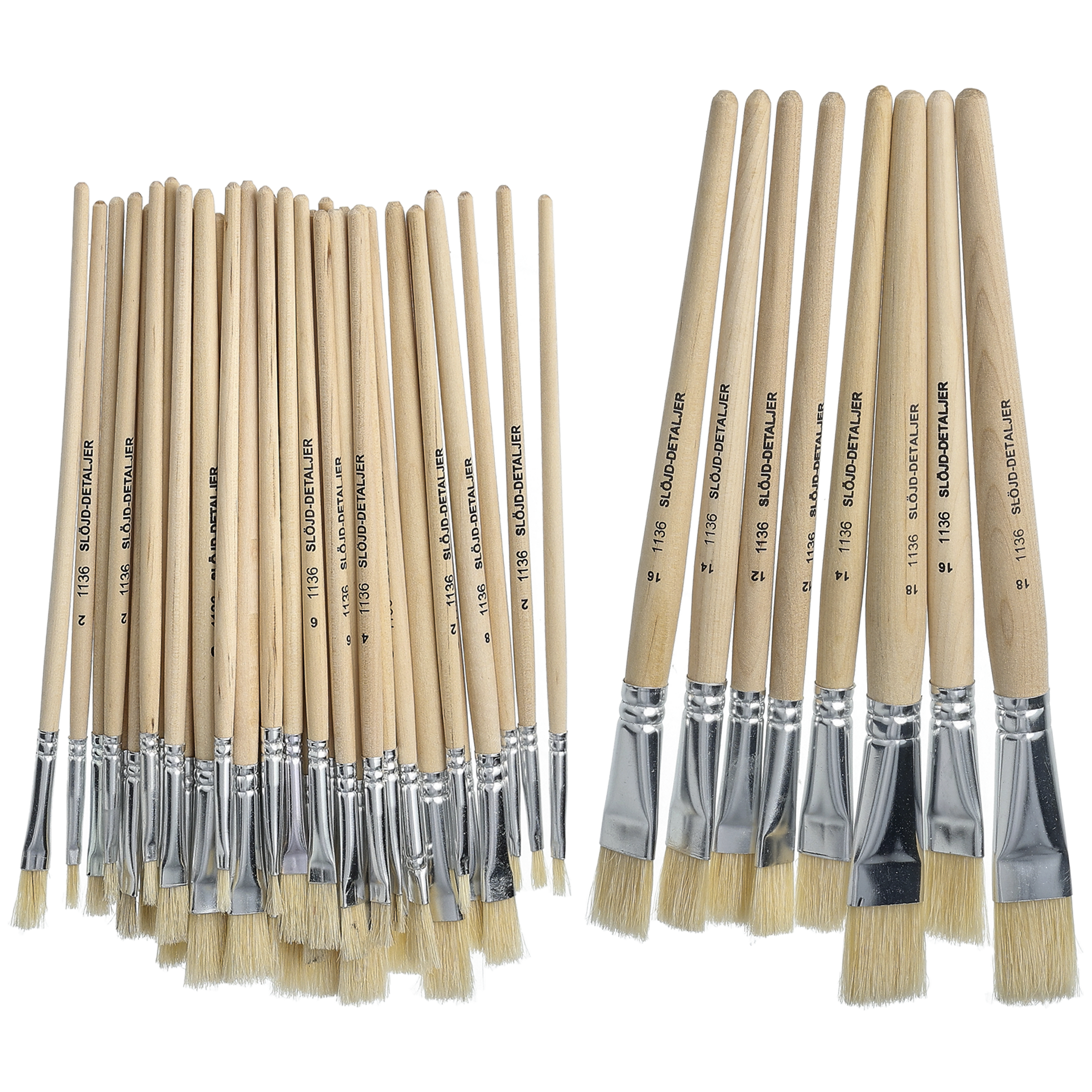 Børstepensler 50 stk.