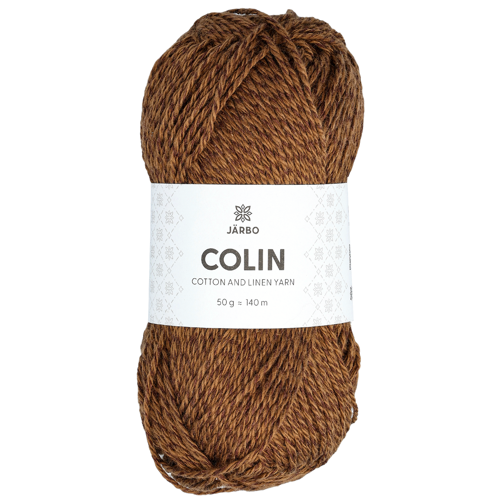 Colin bomulds-/hørgarn, brown soil