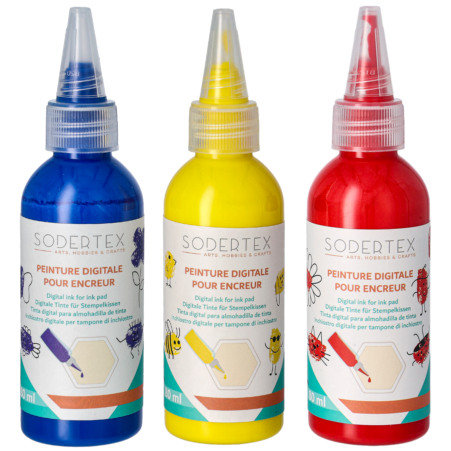 Blæk refill stempelfarve