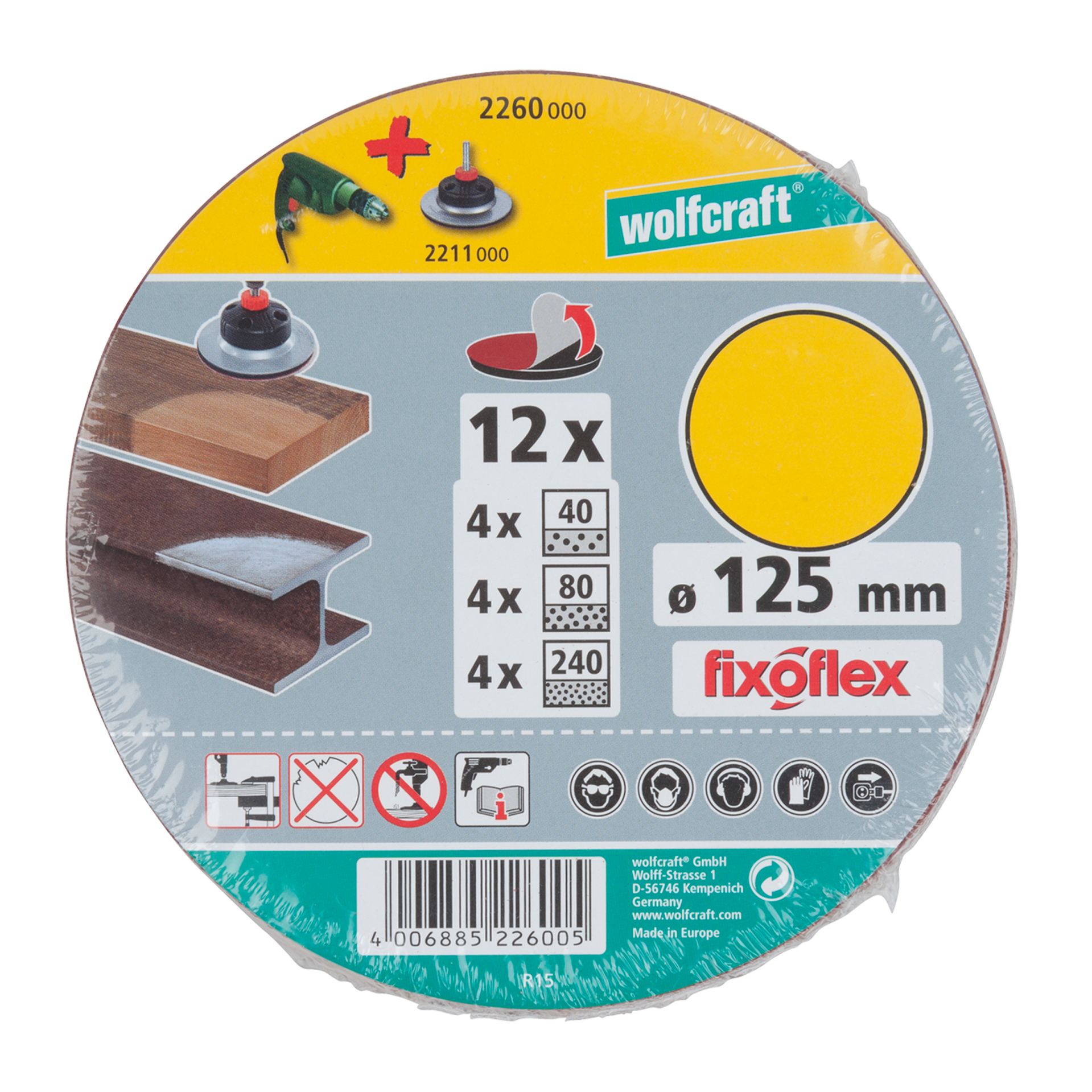 Wolfcraft Sliprondeller