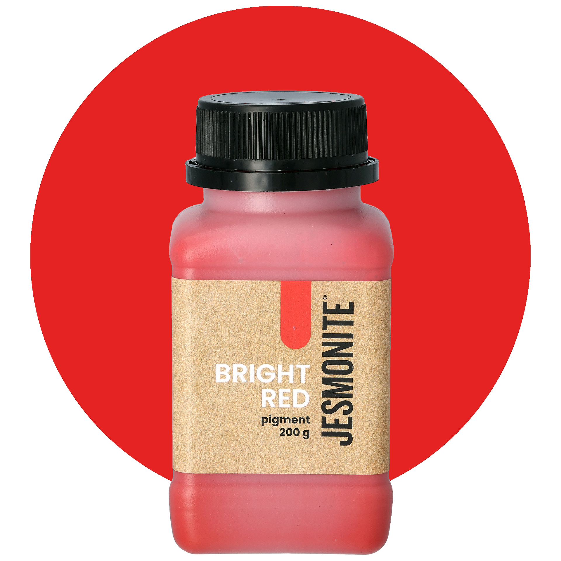 Jesmonite pigment, klarröd