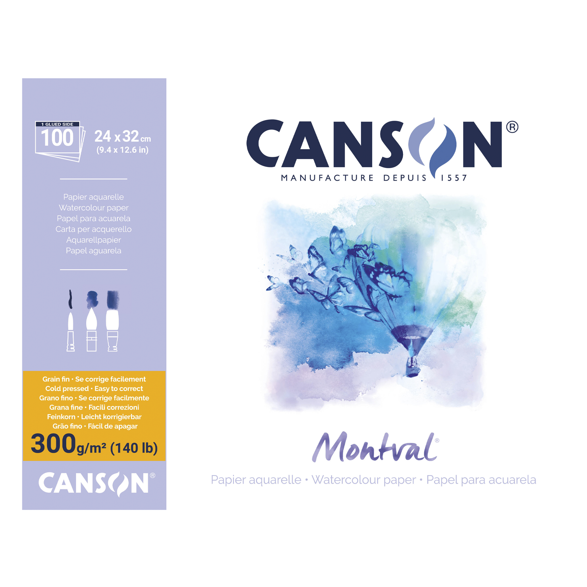 Canson Akvarellblock Montval, 240x320 mm