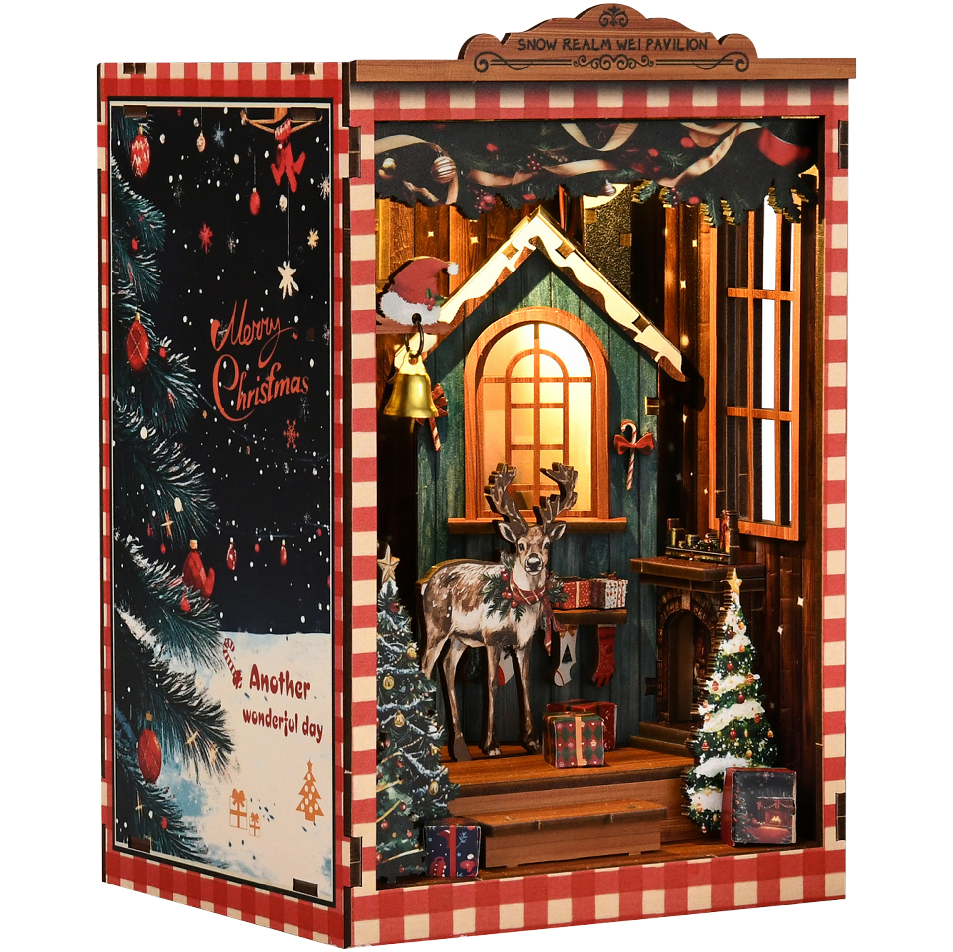 DIY Book Nook Snow Realm