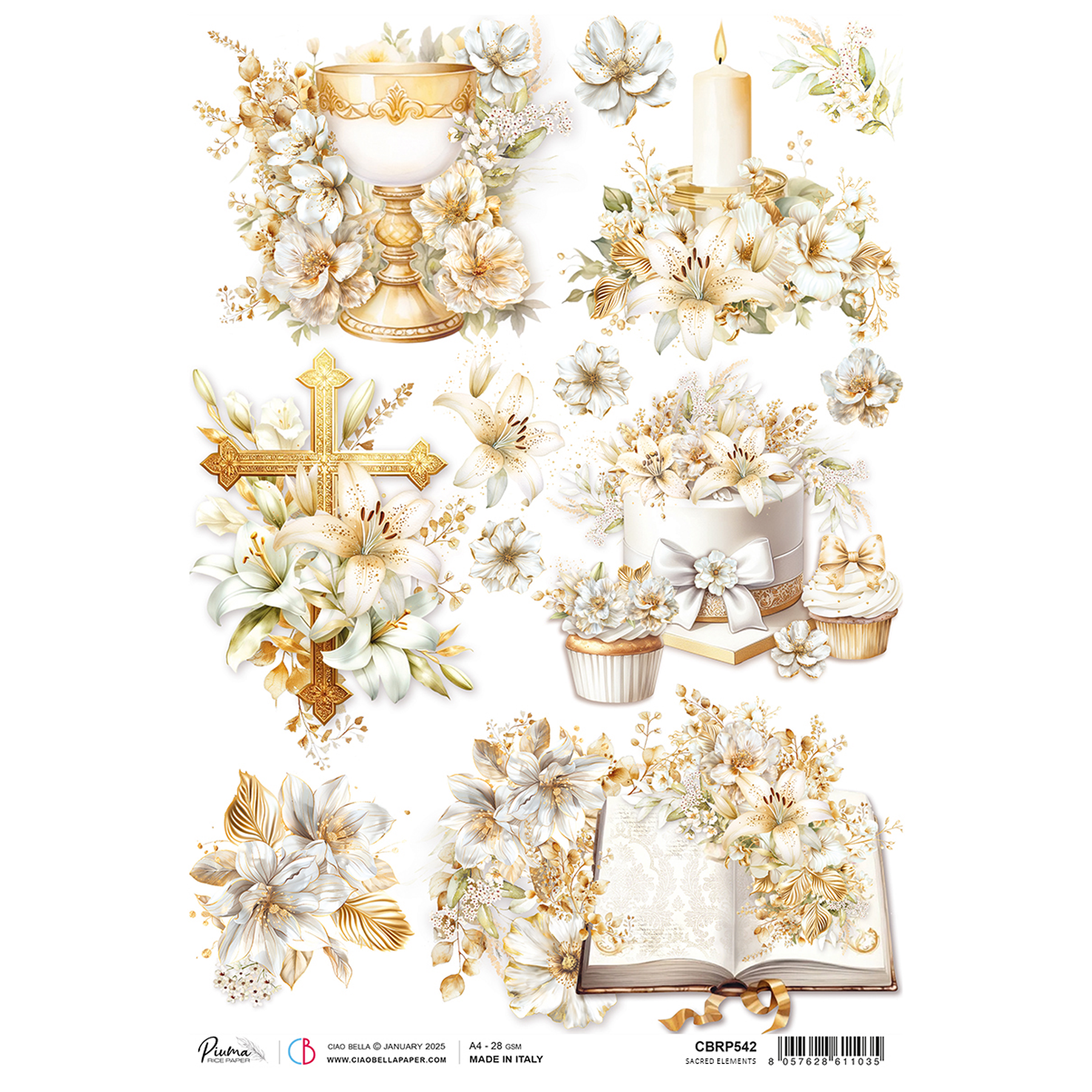 Decoupage  Rispapir, element