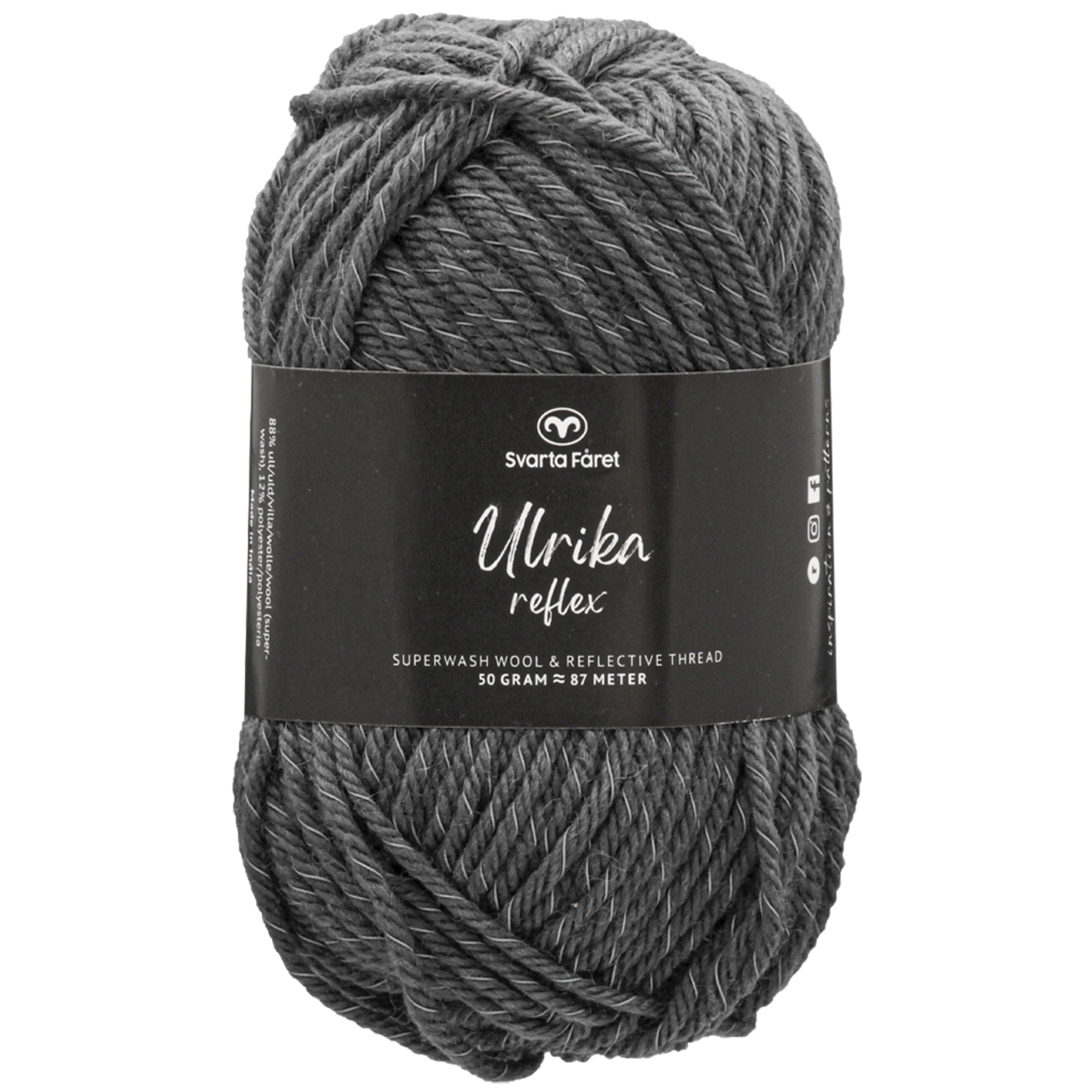 Ulrika heijastava villalanka, harmaa