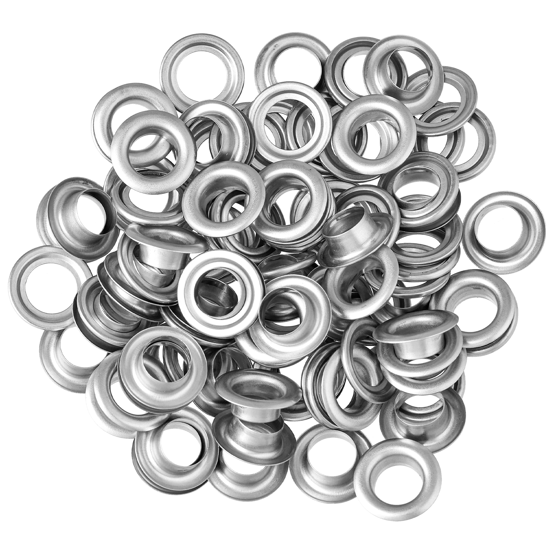 Öljetter, silverfärgad