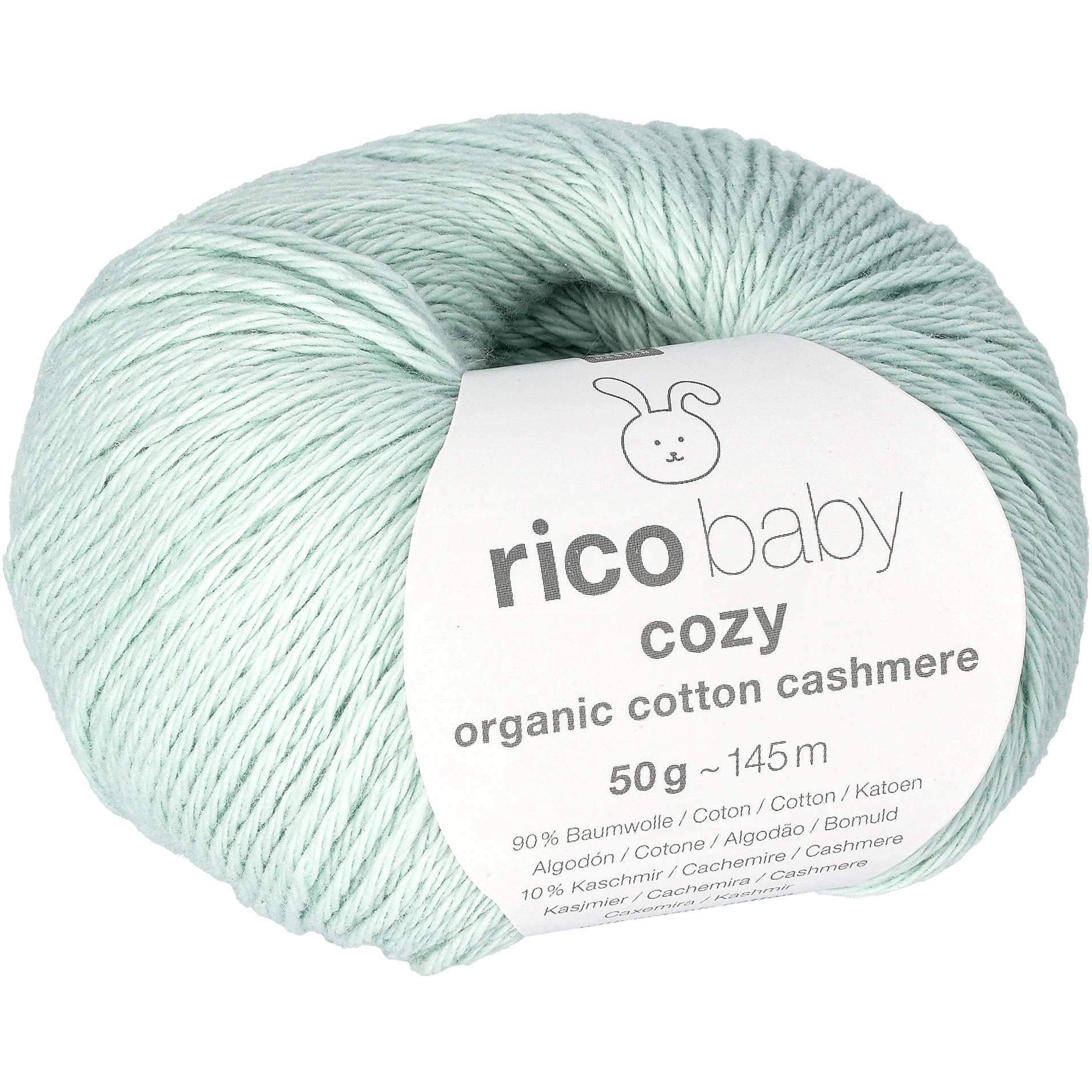 Baby cozy organic cotton, mint