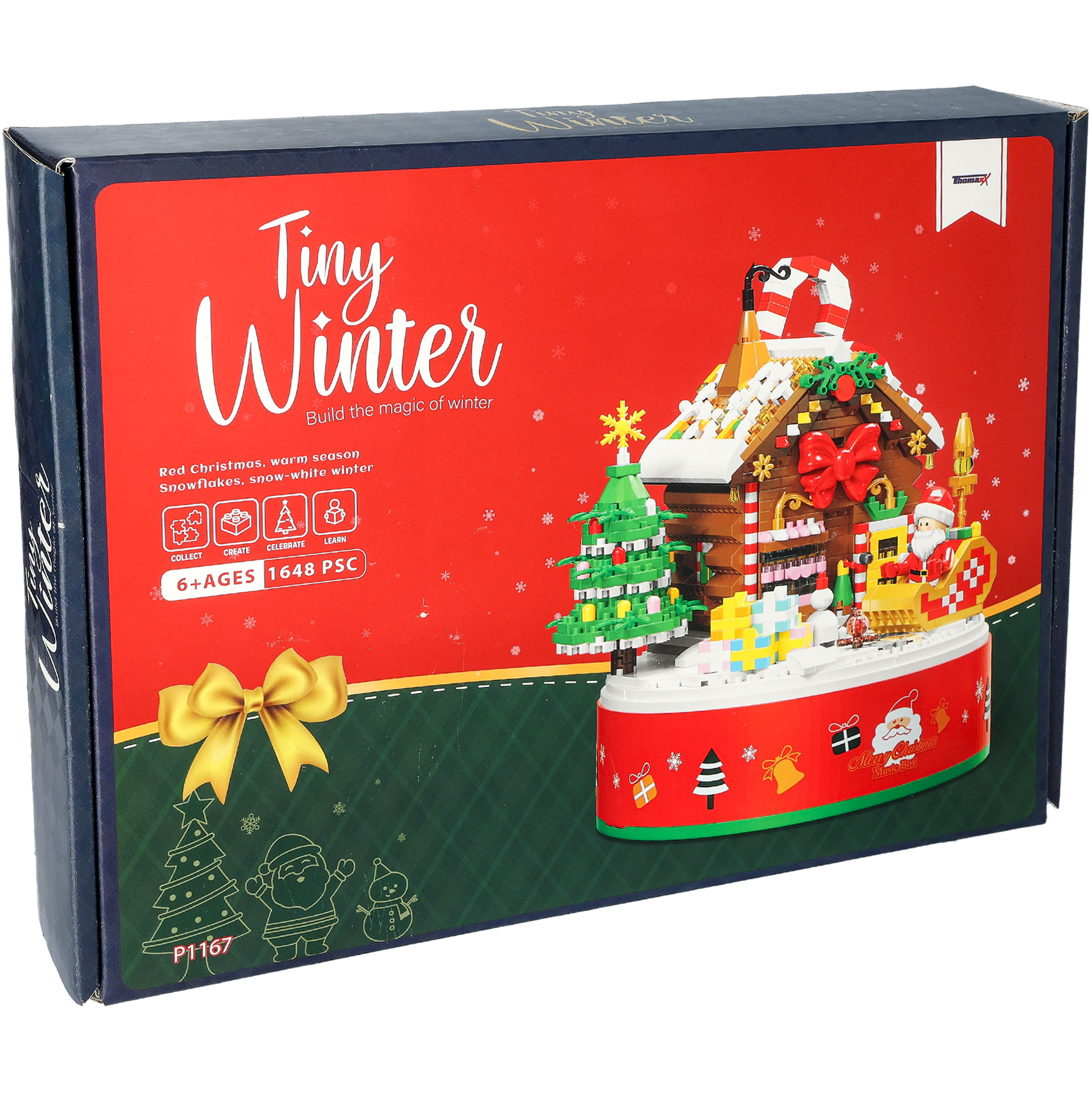 Tiny Winter spilledåse med juletema