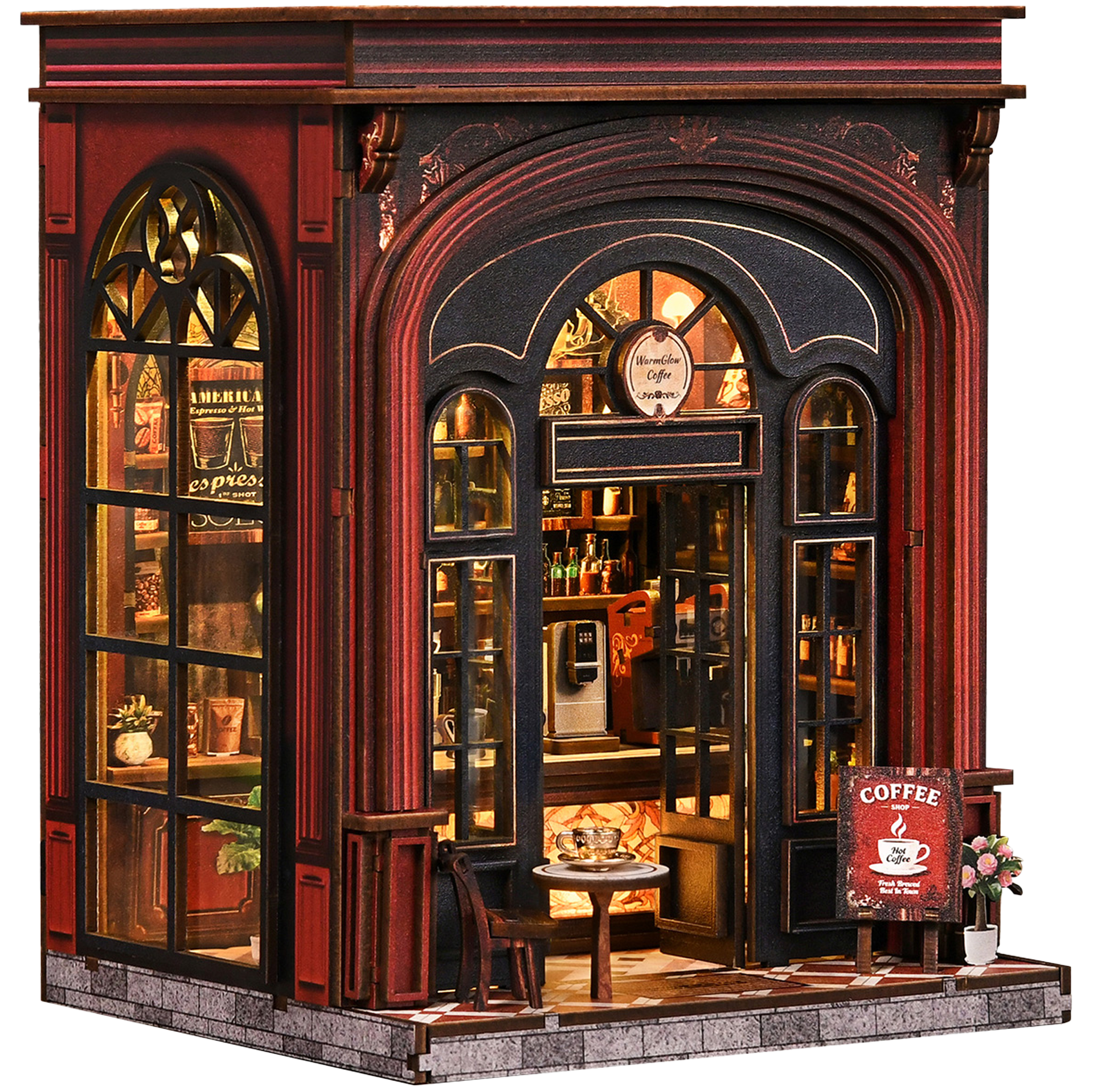 DIY Book Nook Coffee shop