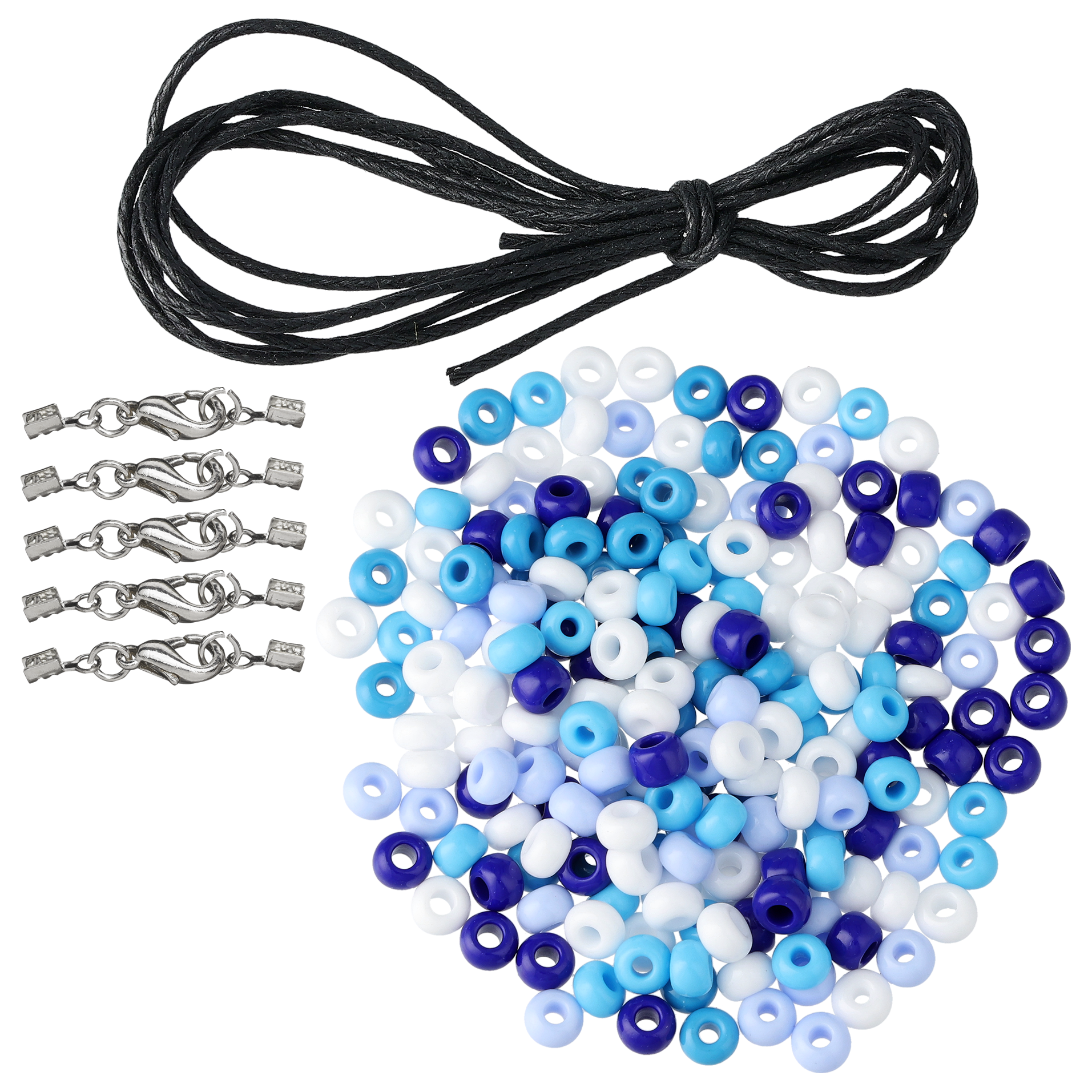 Smyckesset, blåa nyanser